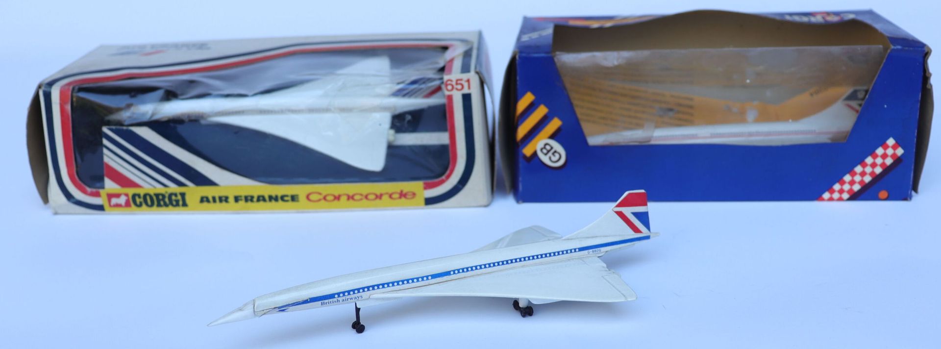 Null CONCORDE AIR FRANCE and BRITISH AIRWAYS.

3 models in Die Cast CORGY TOYS, &hellip;