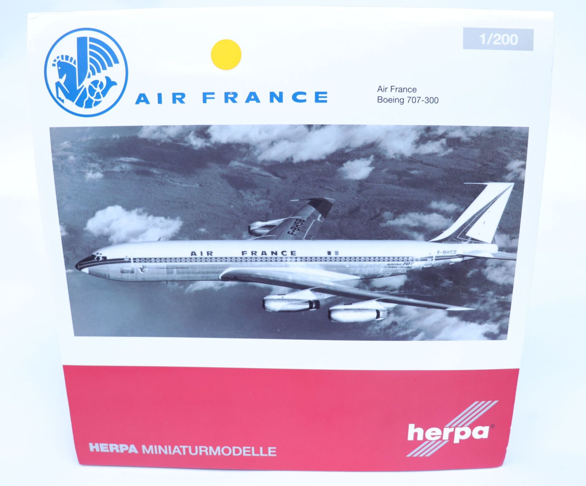 Null BOEING B-707-300 AIR FRANCE "Château de Chambord 

Die Cast Herpa Modell in&hellip;