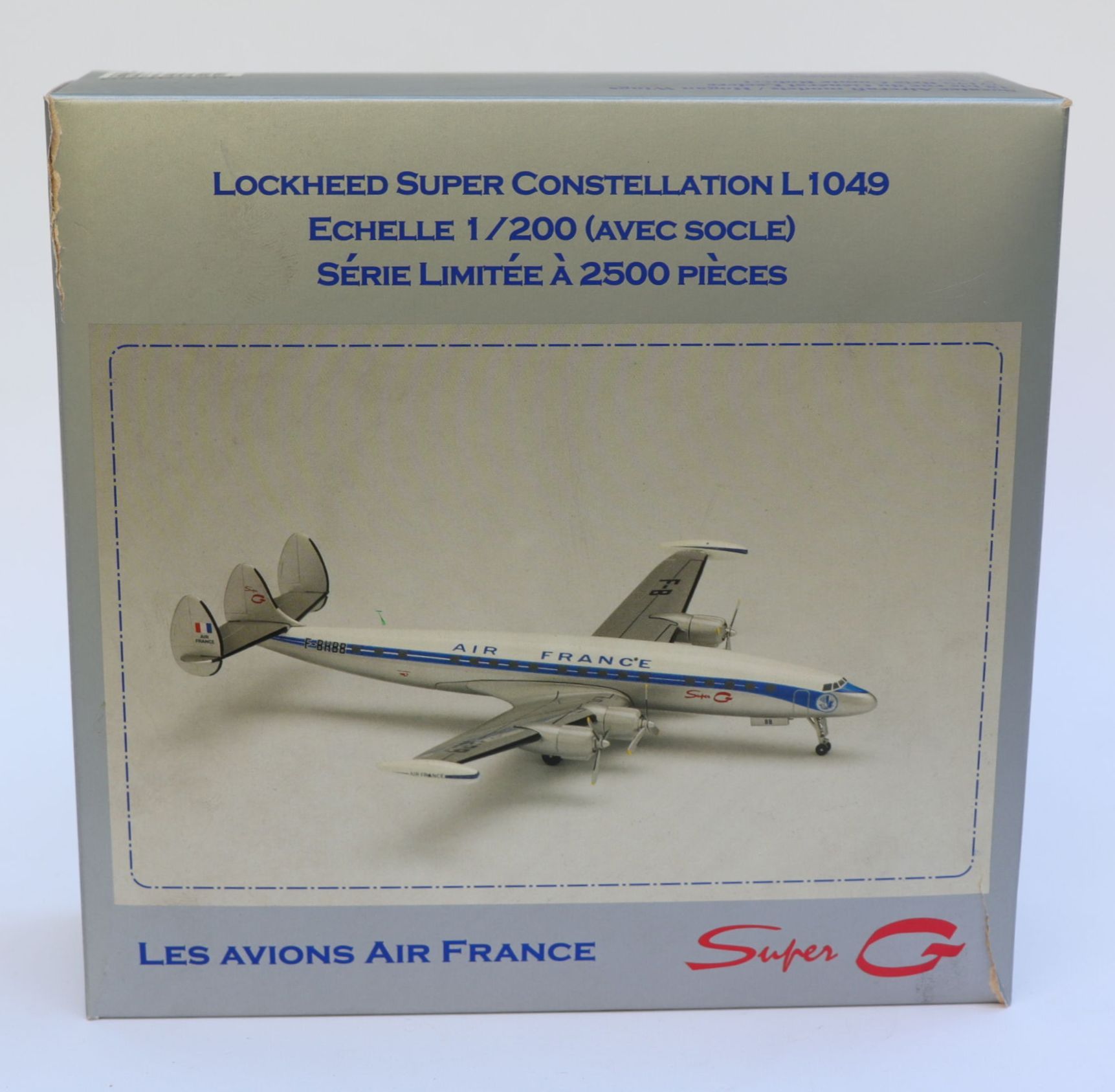 Null LOCKHEED SUPER G CONSTELLATION AIR FRANCE.

Modèle Die-Cast en métal, réali&hellip;