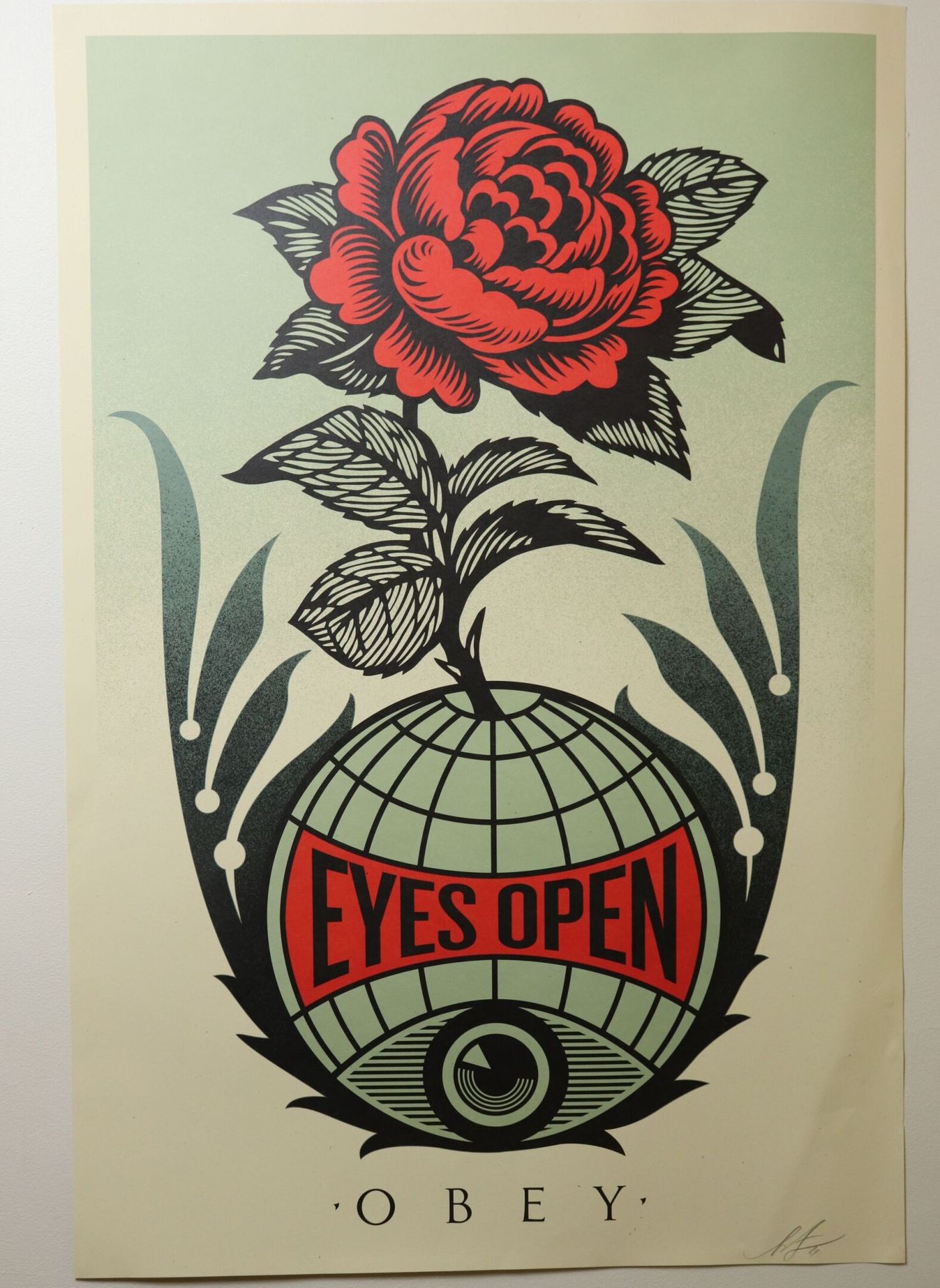 Null FAIREY Shepard (1970) known as OBEY

Eyes Open.

Serigraphy in color, signe&hellip;