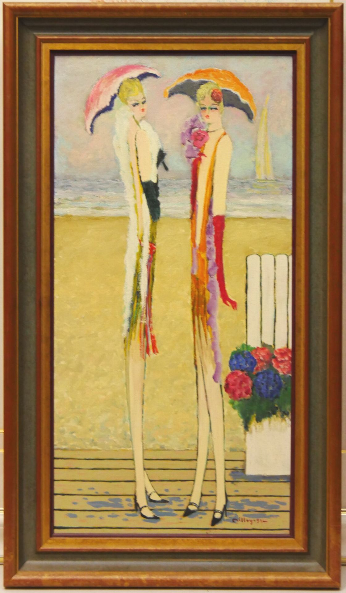 Null 拉蒙-迪尔利 (1932 - )

多维尔--梅切蒂尔德人

布面油画，右下角有签名和日期93

60 x 30厘米



拍卖会将于2022年6月1&hellip;