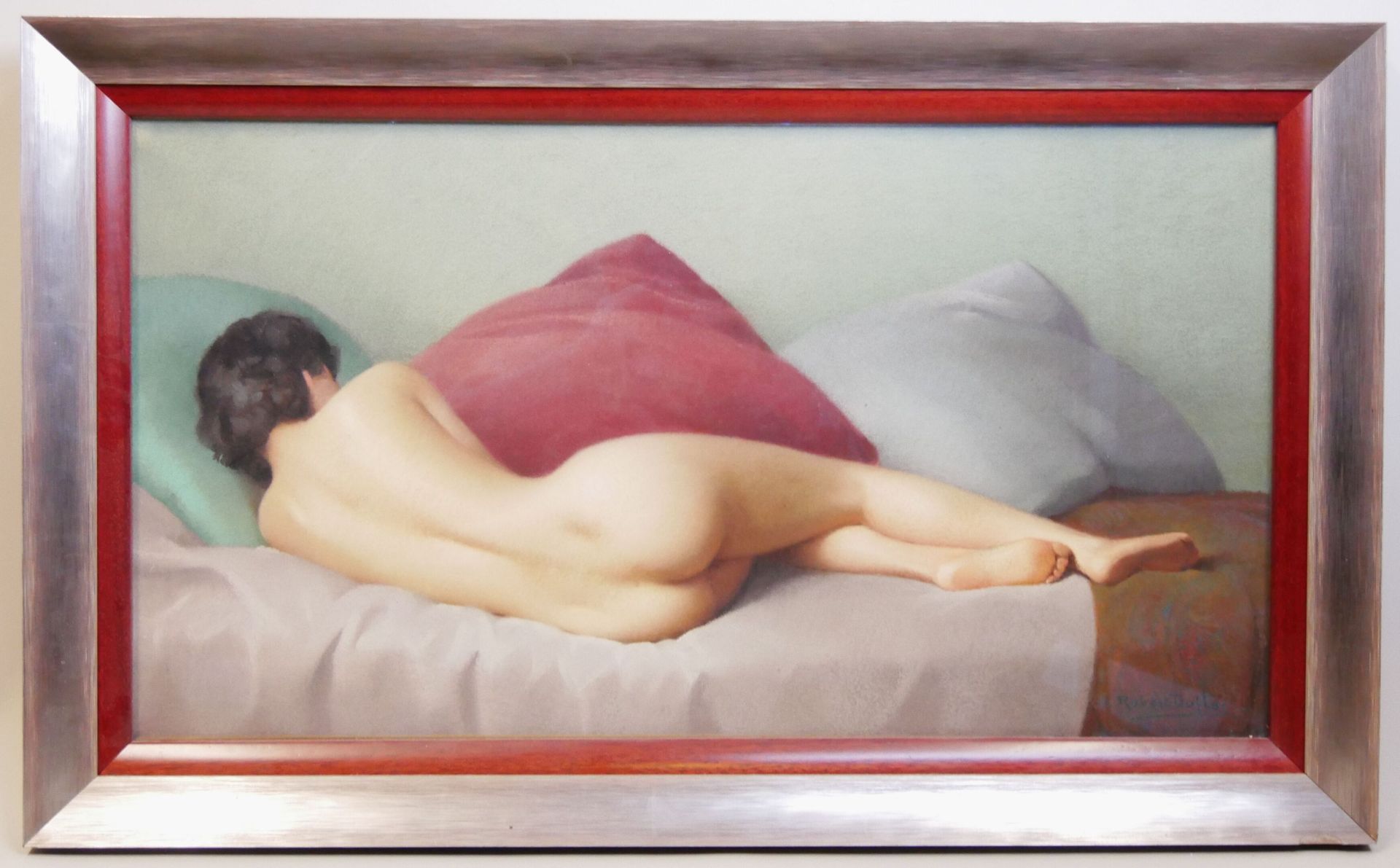Null Robert Louis Raymond DUFLOS (1898-1929)

Nudo reclinato 

Pastello su carta&hellip;