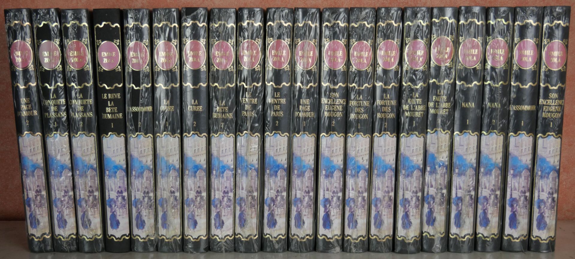 Null ZOLA (Emile) 

Les plus belles oeuvres d'Émile Zola en 20 volumes, reliures&hellip;