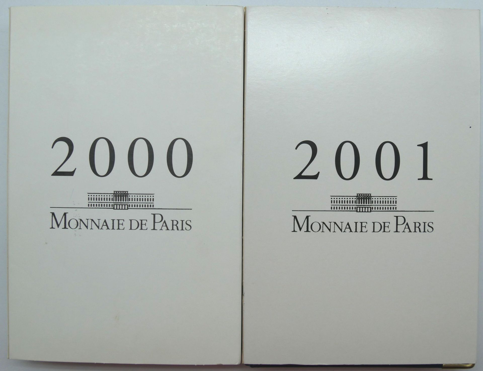 Ensemble de 2 Coffrets. Monnaie de Paris - Pièces Fleurs de Coins. Exemplaires N&hellip;