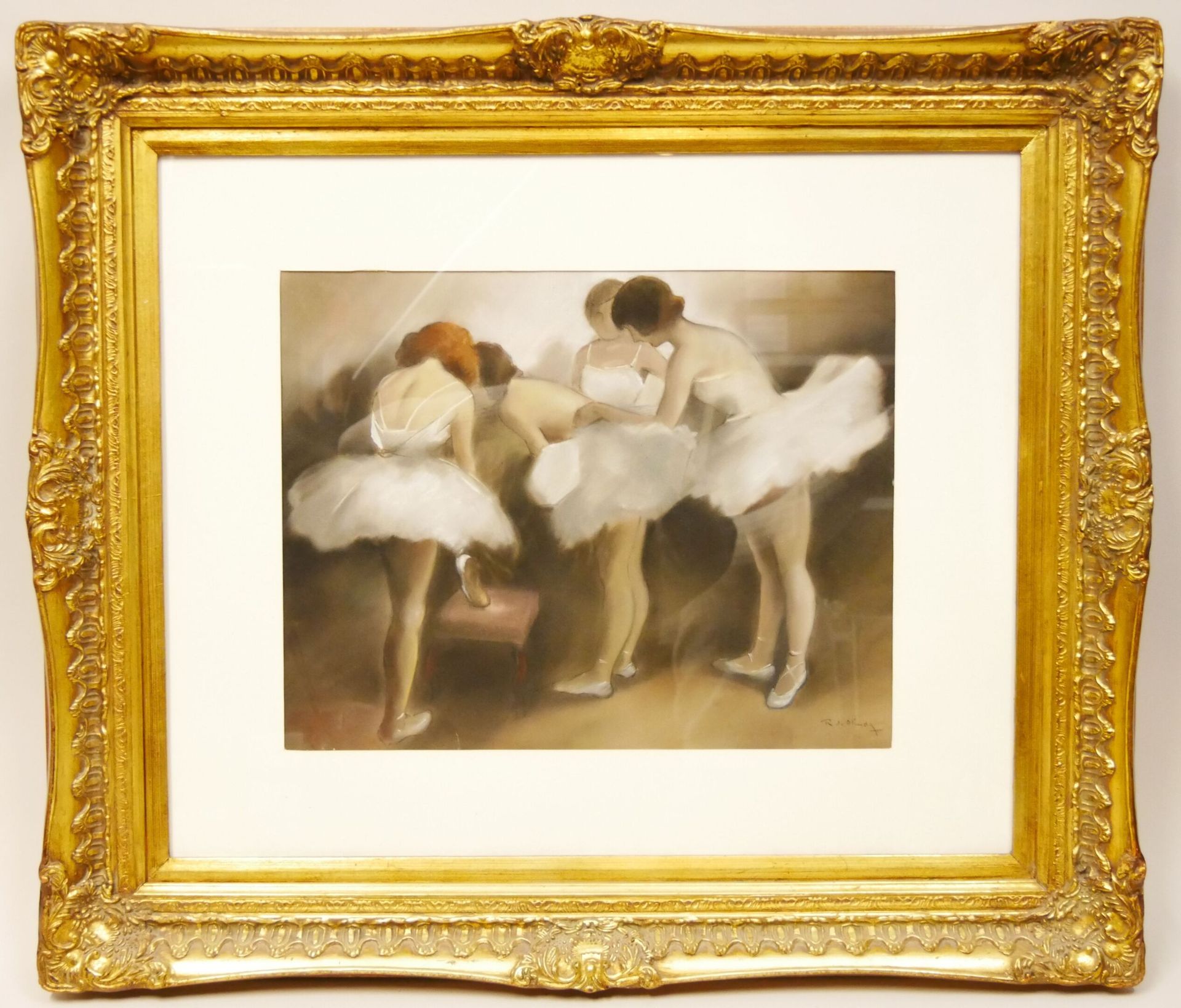 Null René Pierre DE OLINDA (1893-?)

Los bailarines 

Pastel sobre papel firmado&hellip;