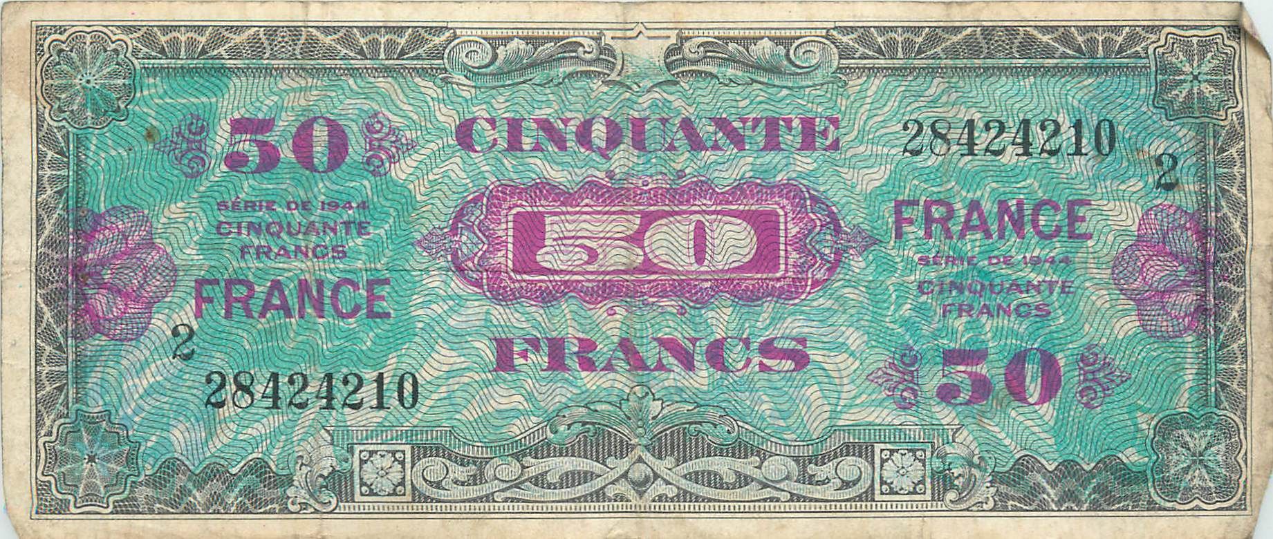 Null Set of 14 Banknotes - France & Foreigners.

2-France : 50 Francs series of &hellip;