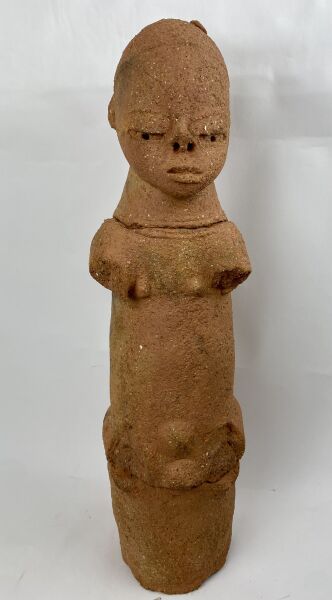 Null NIGERIA - Cultura KATSINA (500 a.C. - 500 d.C.) 

Statuetta tubolare in ter&hellip;