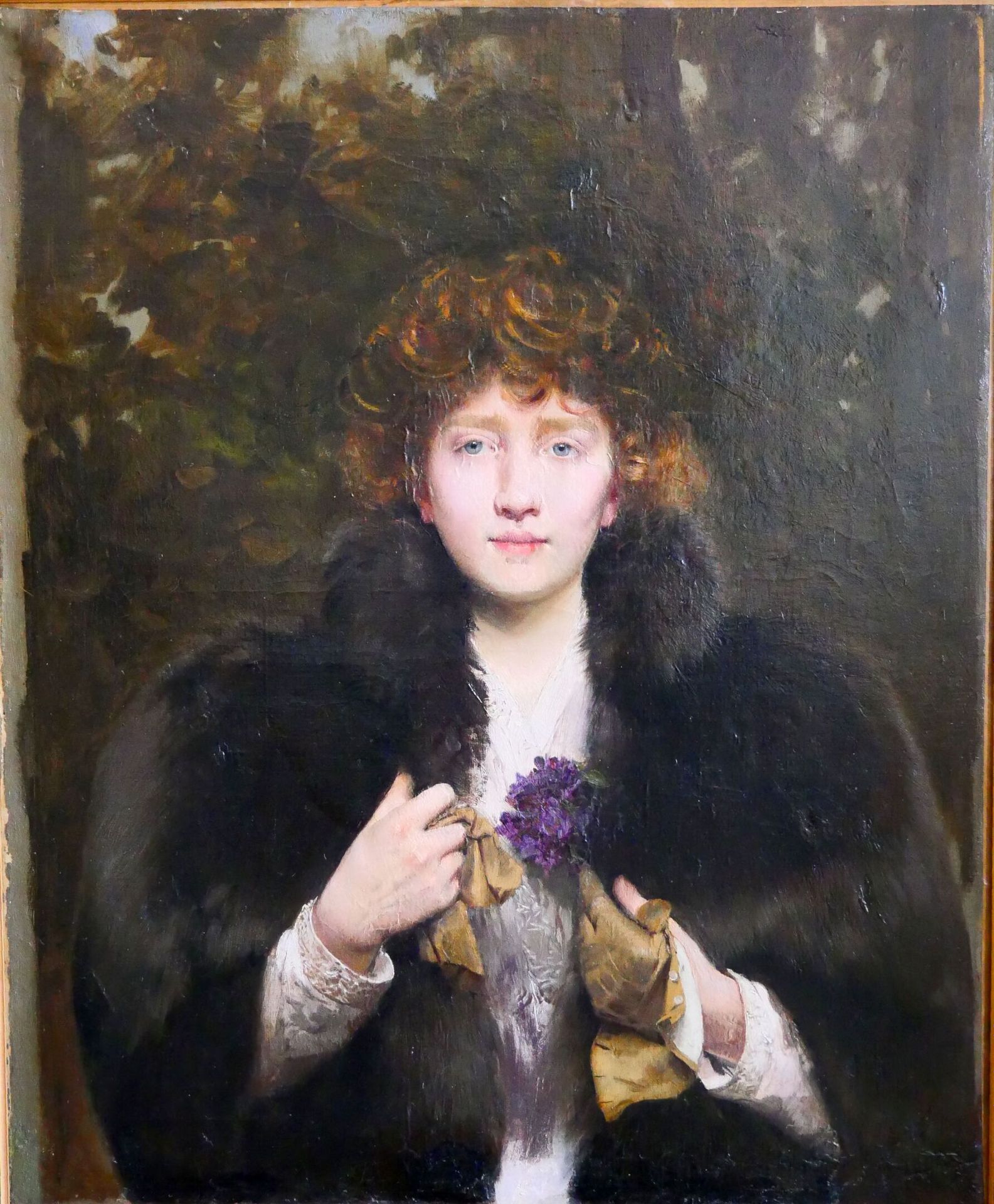 Null Maximilienne GUYON 1868-1903
Élégante au bouquet de violette
Huile sur toil&hellip;