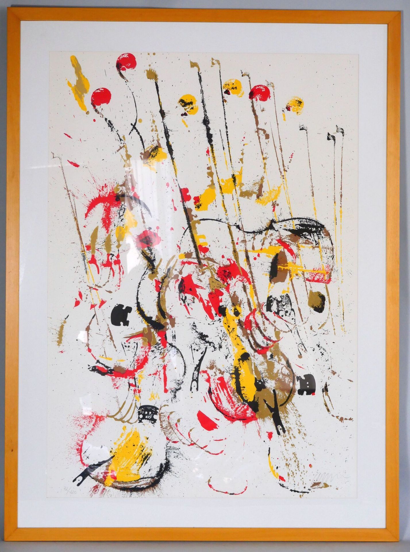 Null Fernandez ARMAN (1928-2005) 
Violons
Gravure en couleurs signée en bas à dr&hellip;