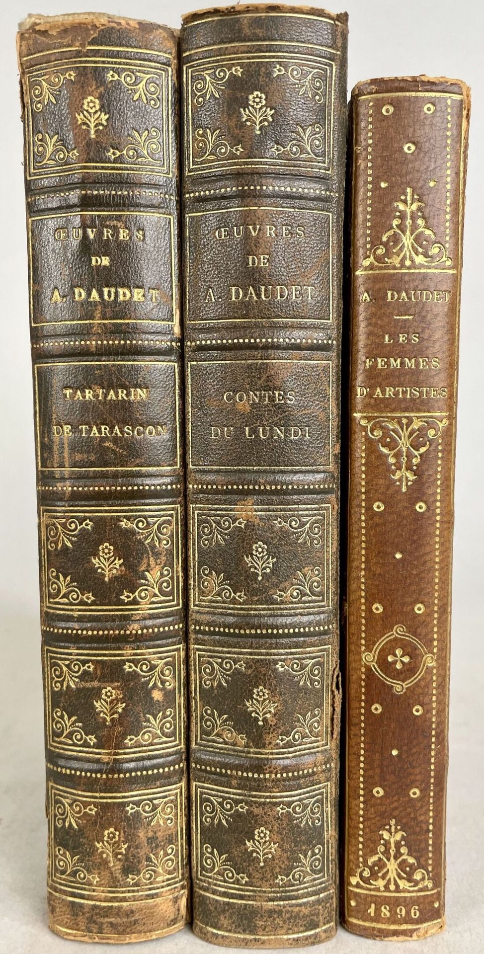 Null Alphonse DAUDET (1840-1897)
Set aus 3 Bänden A.Lemerre Éditeur und Librairi&hellip;