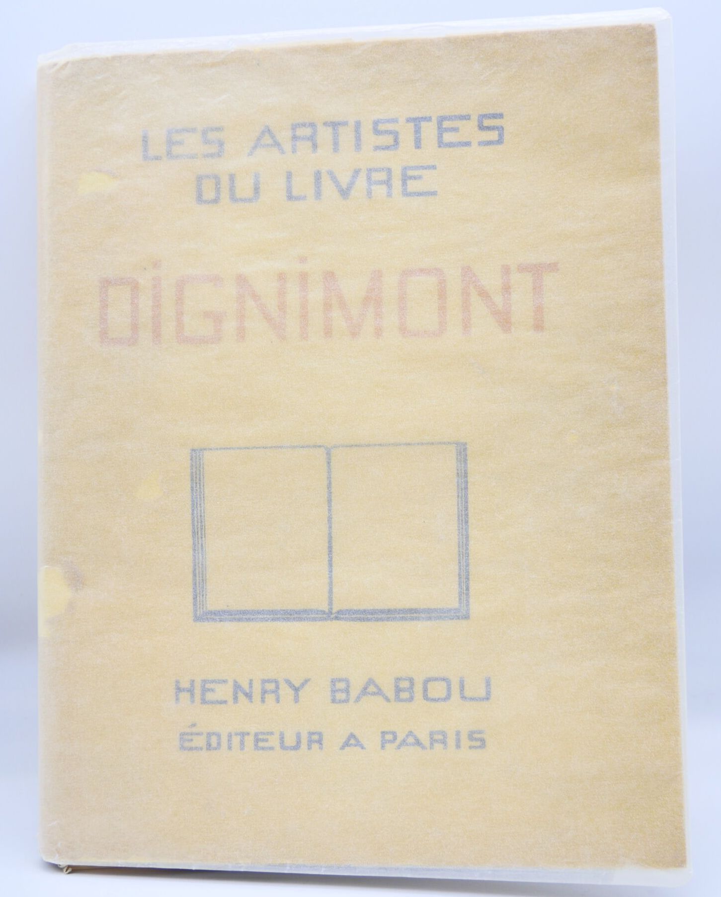 Null LES ARTISTES DU LIVRE.
Dignimont, étude par André Warnod, Lettre-préface de&hellip;