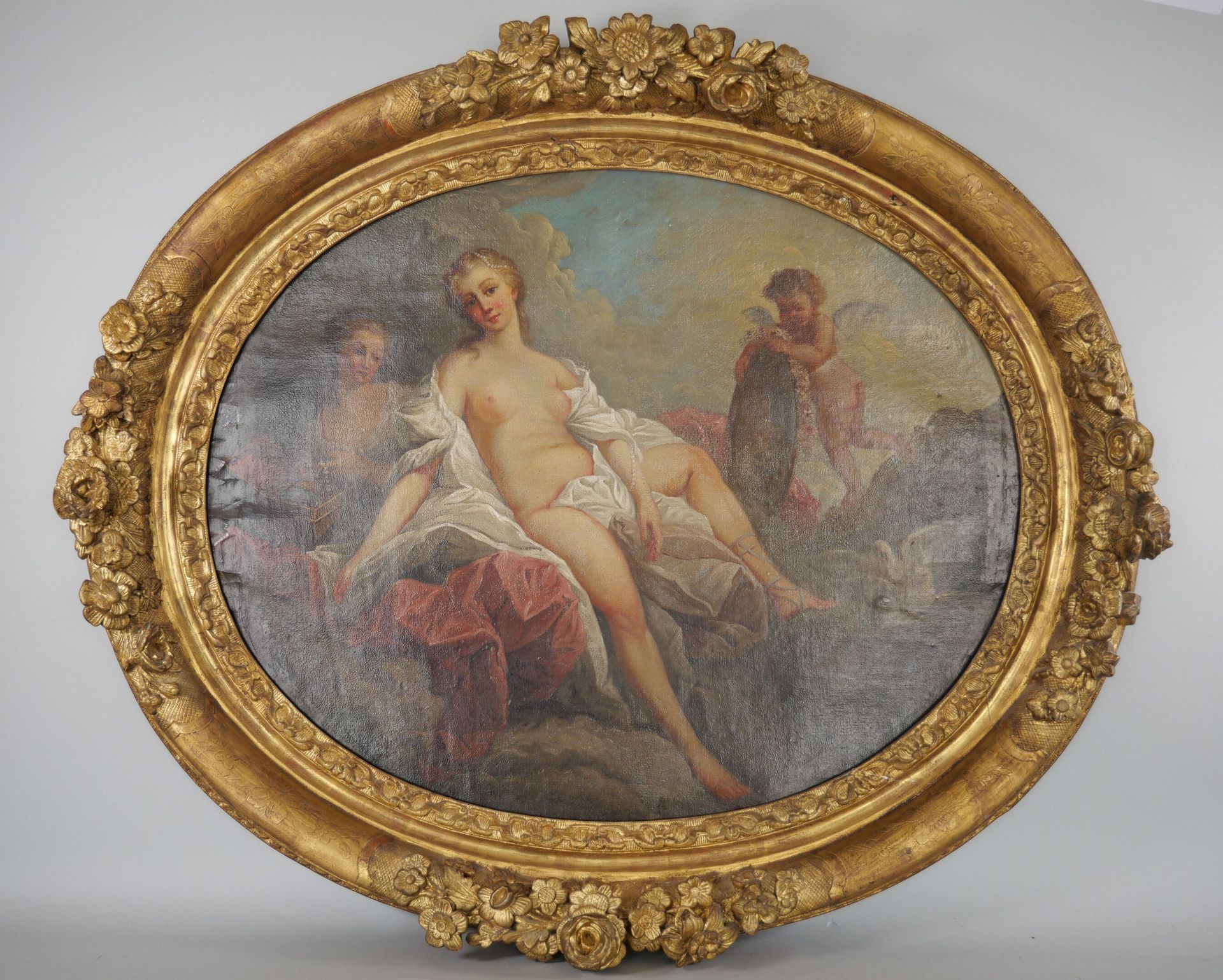 Null 19th century FRENCH school after François Boucher
Venus at her toilette
Ova&hellip;