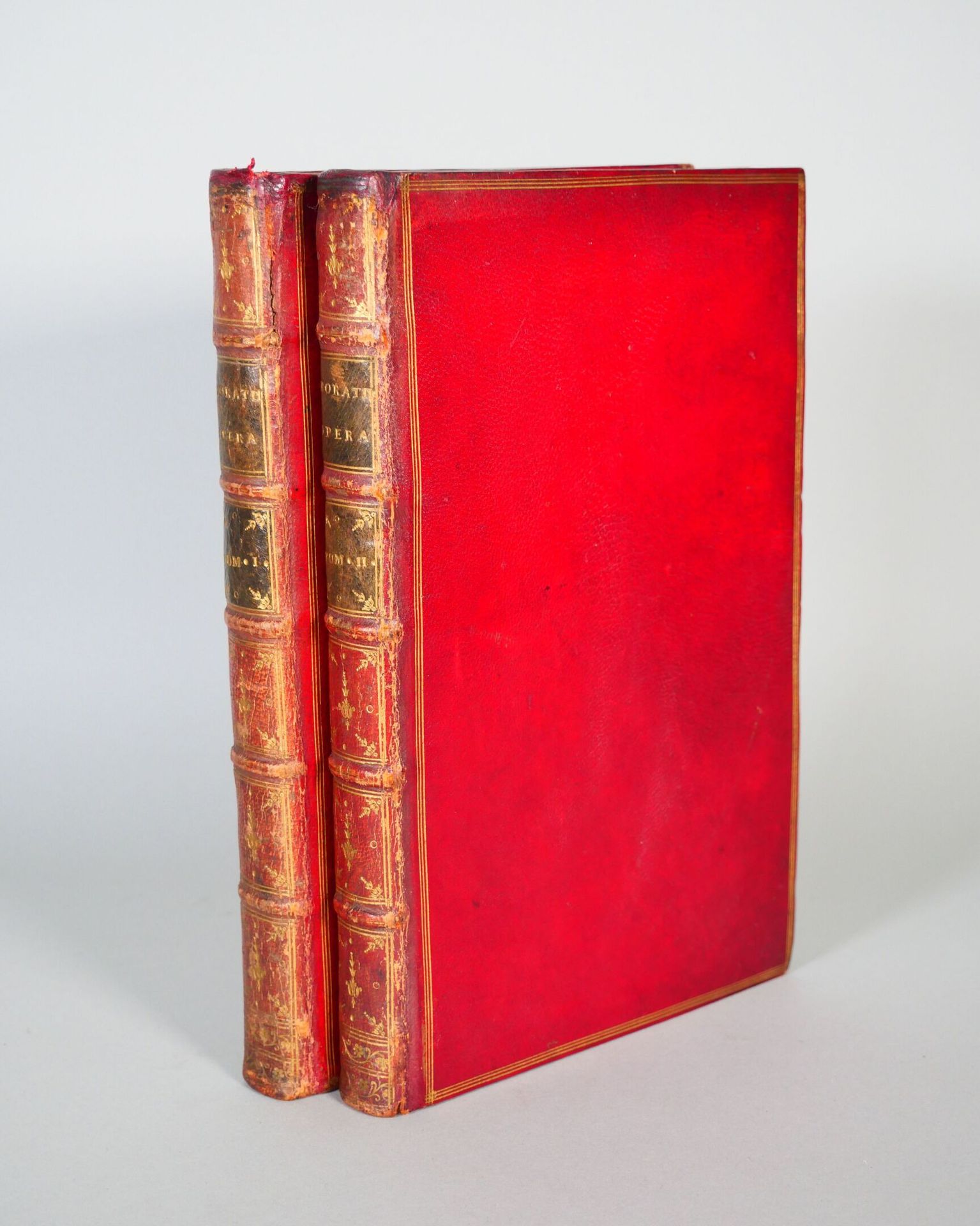 Null [HORATII FLACCI]. Serie di 2 volumi.
Quinti Horatii Flacci Opera, Londini S&hellip;