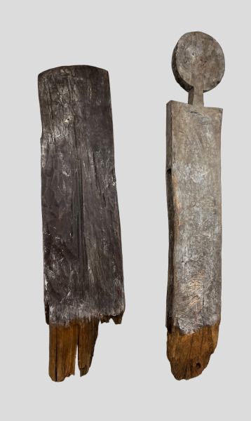 Null ETHIOPIE - peuple GORAGUE

Lot de deux poteaux gardien de sommeil, l'un ant&hellip;