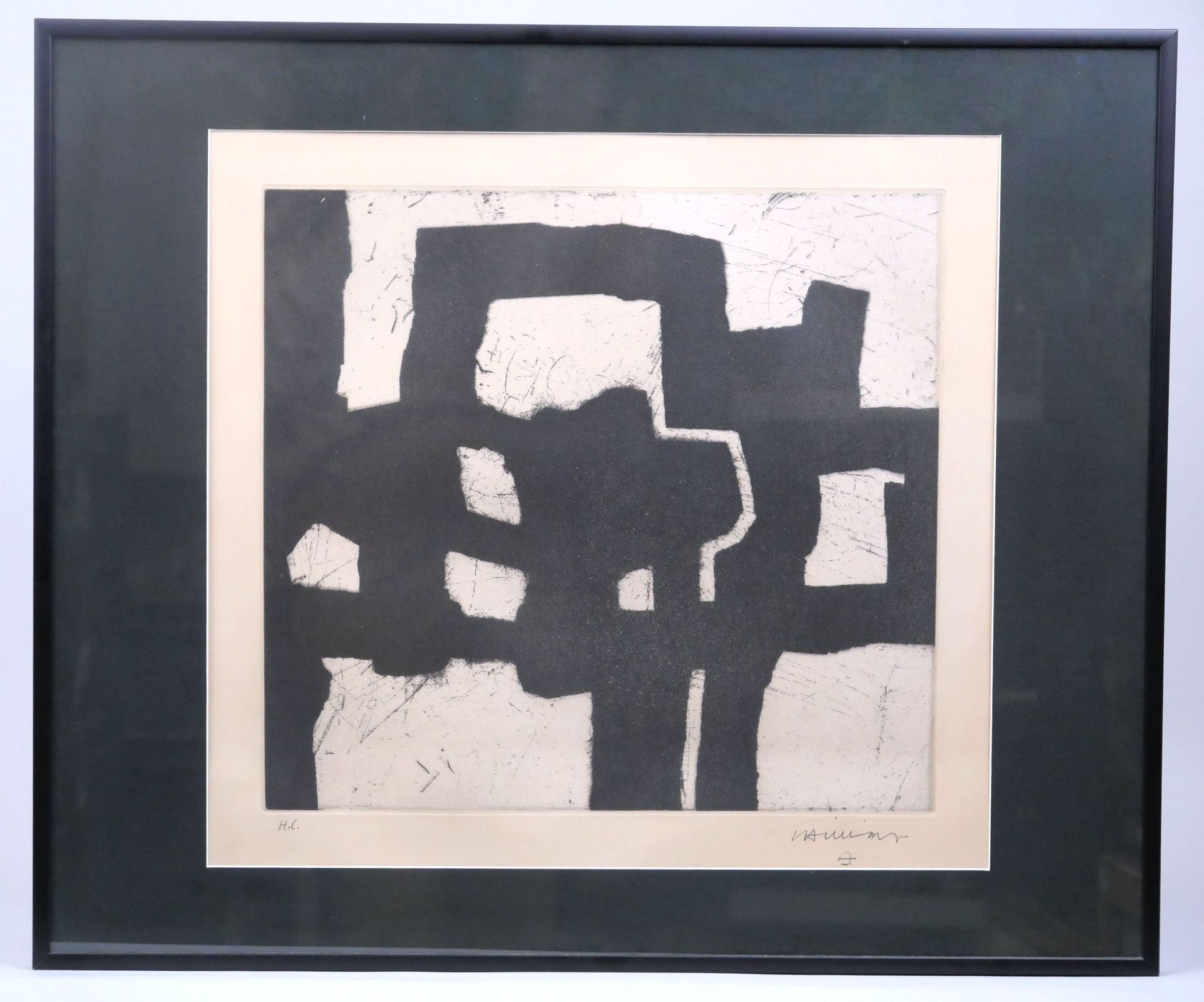 Null Eduardo CHILLIDA (1924-2002) 
"Hommage à Picasso" 1972 
Épreuve d'artiste, &hellip;