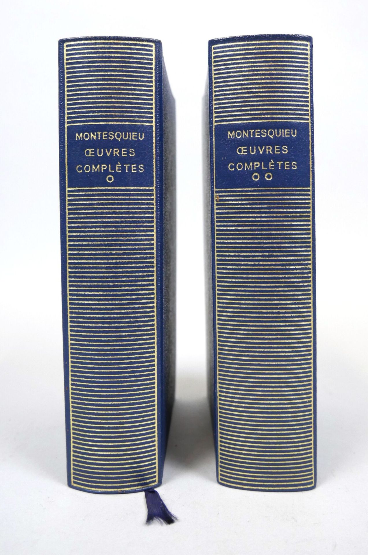 Null BIBLIOTHEQUE DE LA PLEIADE. Ensemble de 2 Volumes. 
Montesquieu, Oeuvres co&hellip;