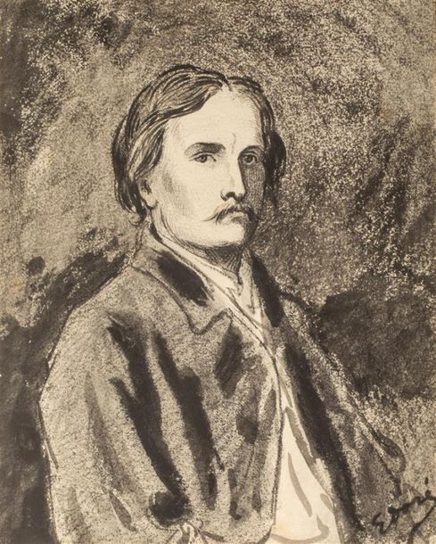 Null DORE Gustave (1832-1883)
Portrait d'homme
Encre sur papier signée en bas à &hellip;