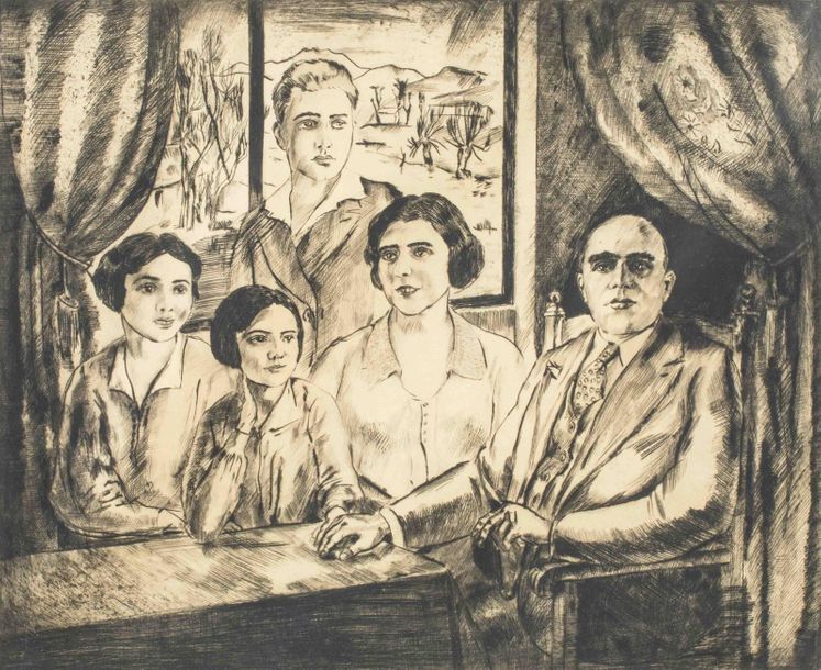 Null Laszlo BARTA (1902 - 1961)
la famille LEBOVICI de gauche à droite :
Micheli&hellip;