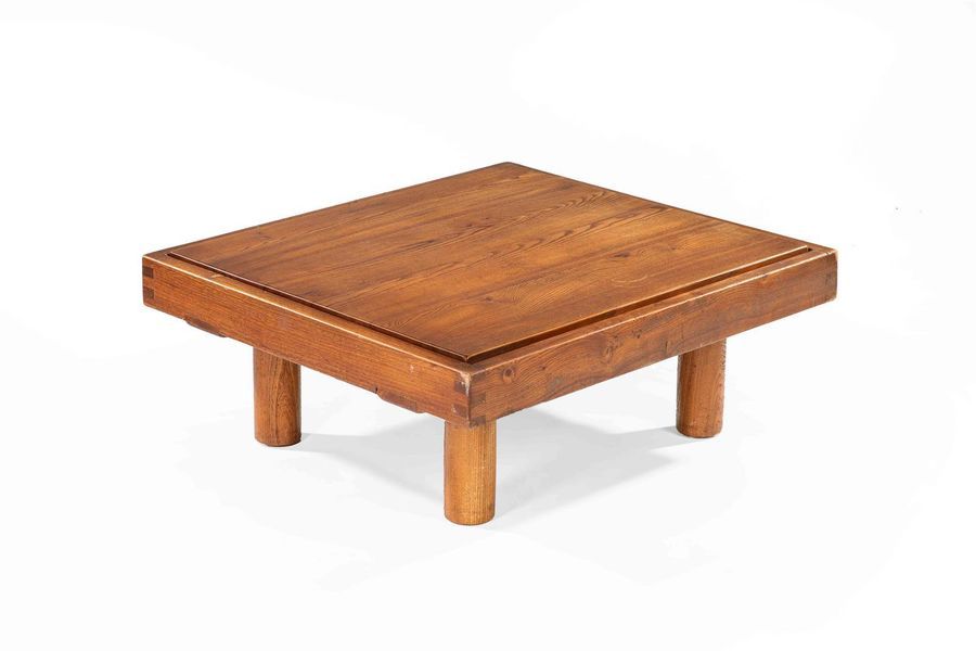 Null CHAPO Pierre (1927 - 1987)
Table basse avec plateau mobile permettant de le&hellip;