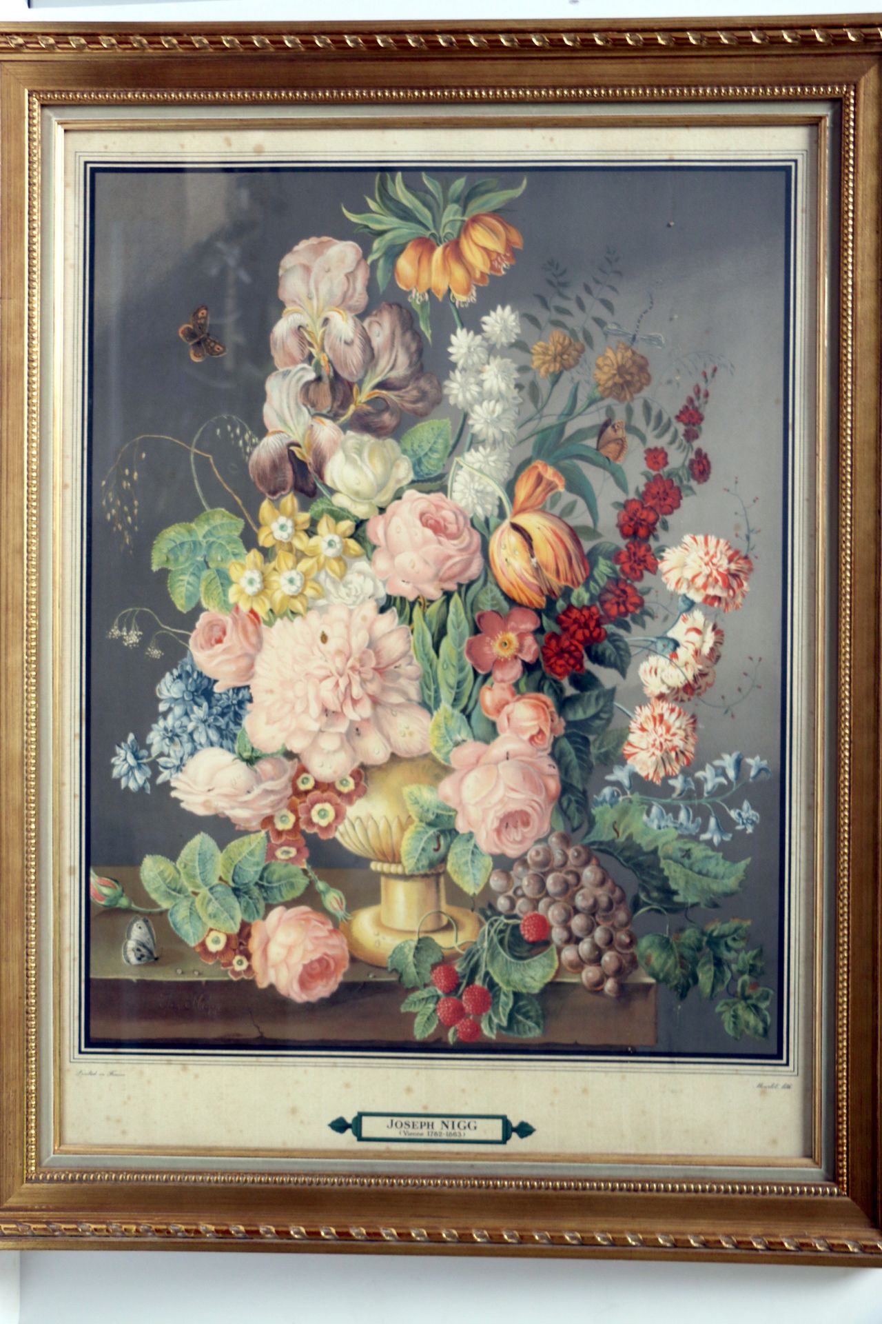 Null Joseph NIGG "Natura morta con vaso di fiori" Litho. Litografia Mourlot. 62 &hellip;