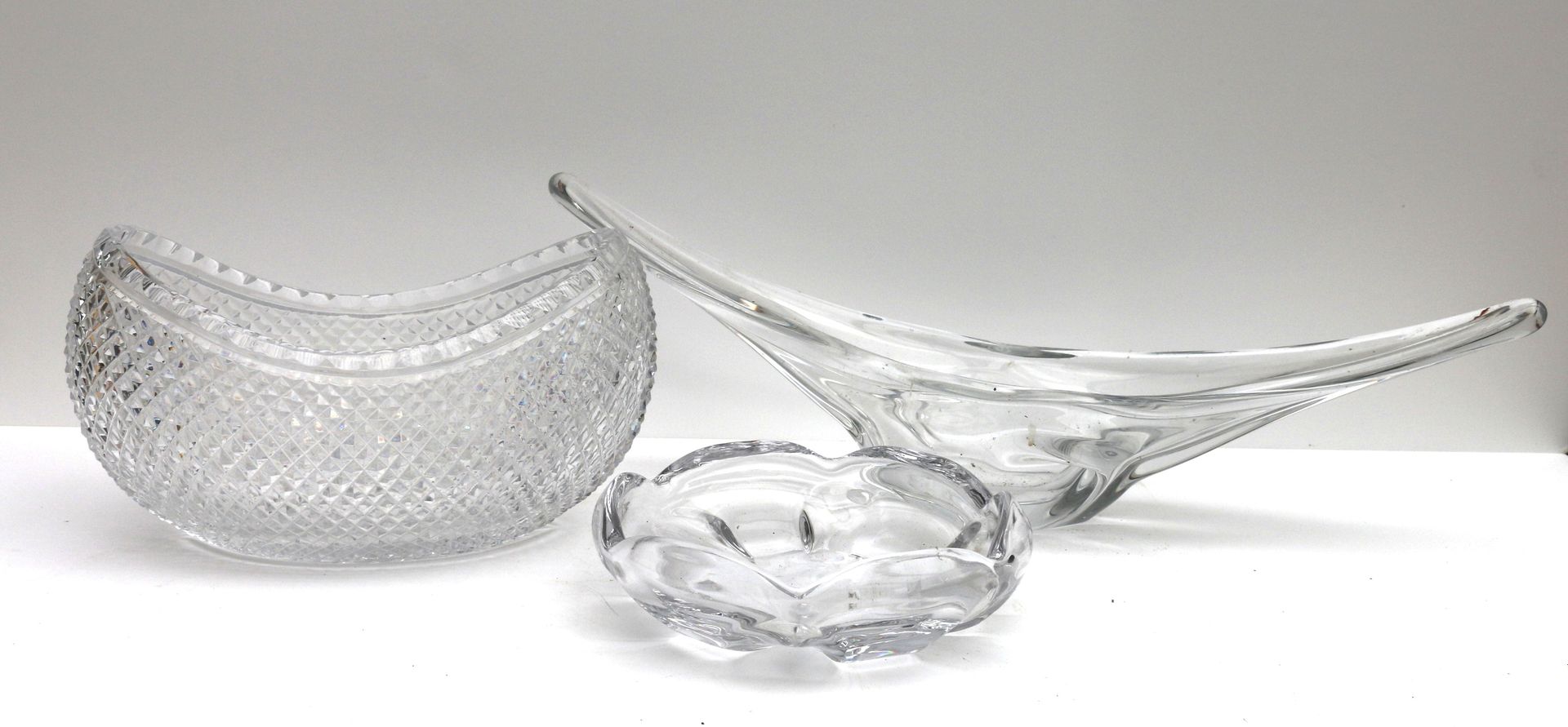 Null Fruit bowl, pocket opener and crystal basket