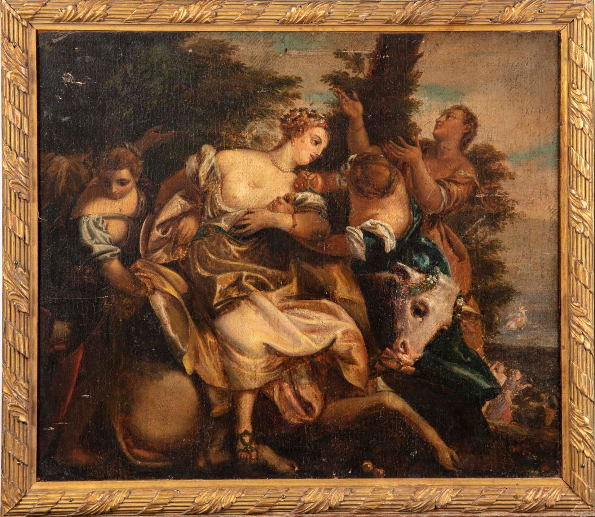 Ecole Italienne XIXe 19世纪的意大利学校

绑架欧罗巴》（The Abduction of Europa

布面油画，有内衬

45 x &hellip;