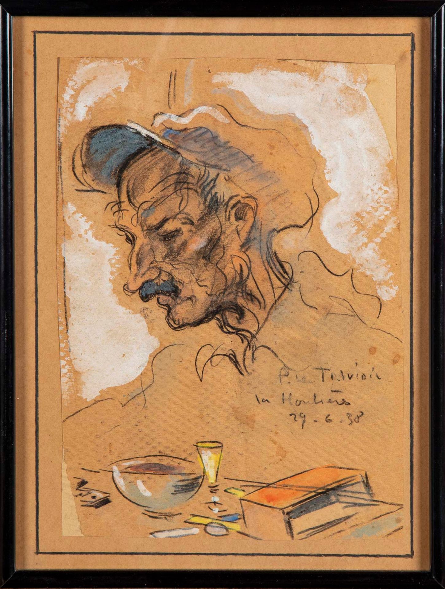 LE TRIVIDIC Pierre LE TRIVIDIC (1898-1960)

Ritratto di un uomo al bar

Acquerel&hellip;