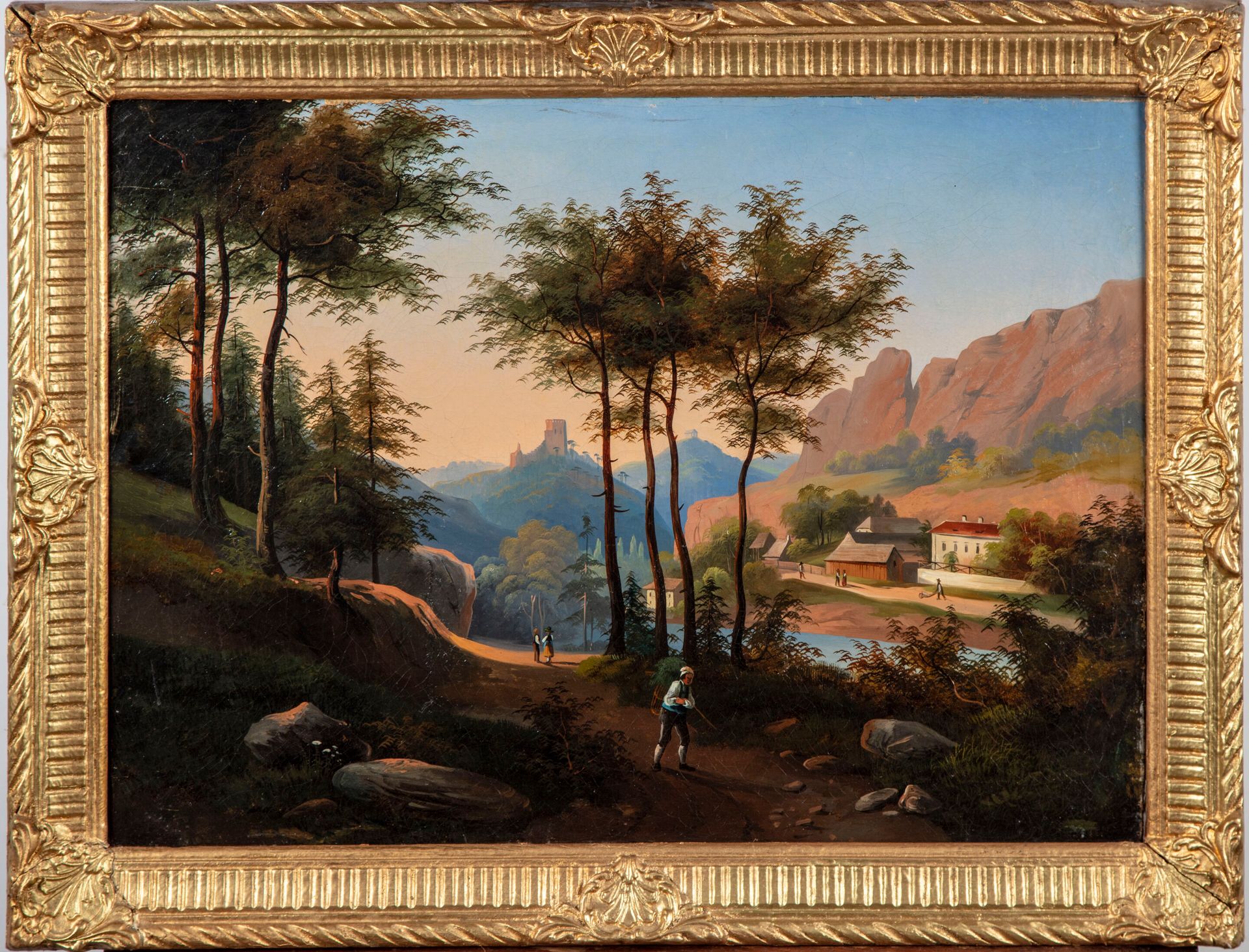 Ecole suisse SCUOLA SVIZZERA della fine del XIX secolo

Paesaggio di montagna co&hellip;