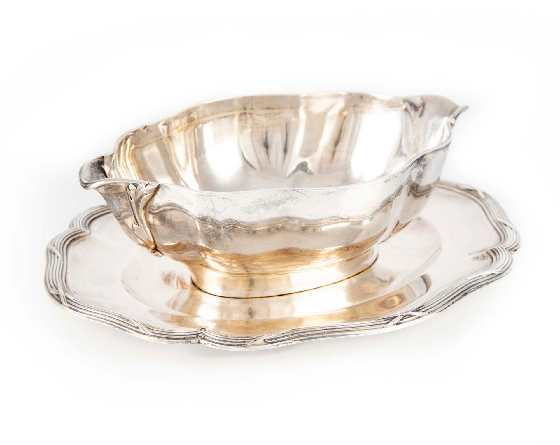 CARDEILHAC House of CARDEILHAC

Sauceboat and its tray in silver, Minerve mark, &hellip;