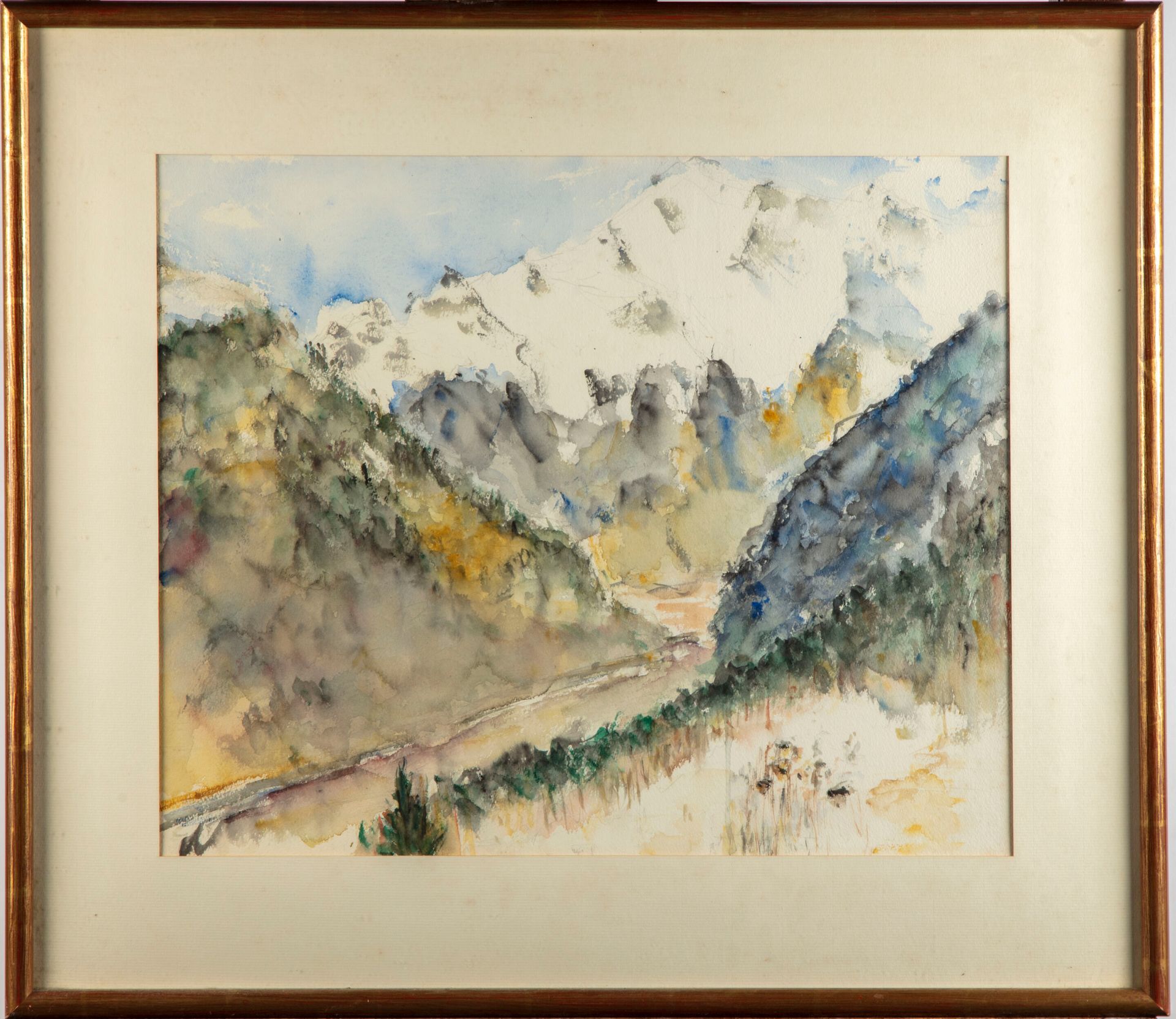 ECOLE FRANCAISE ECOLE FRANCAISE DU XXe

Paysage de montagne

Aquarelle

37 x 44 &hellip;