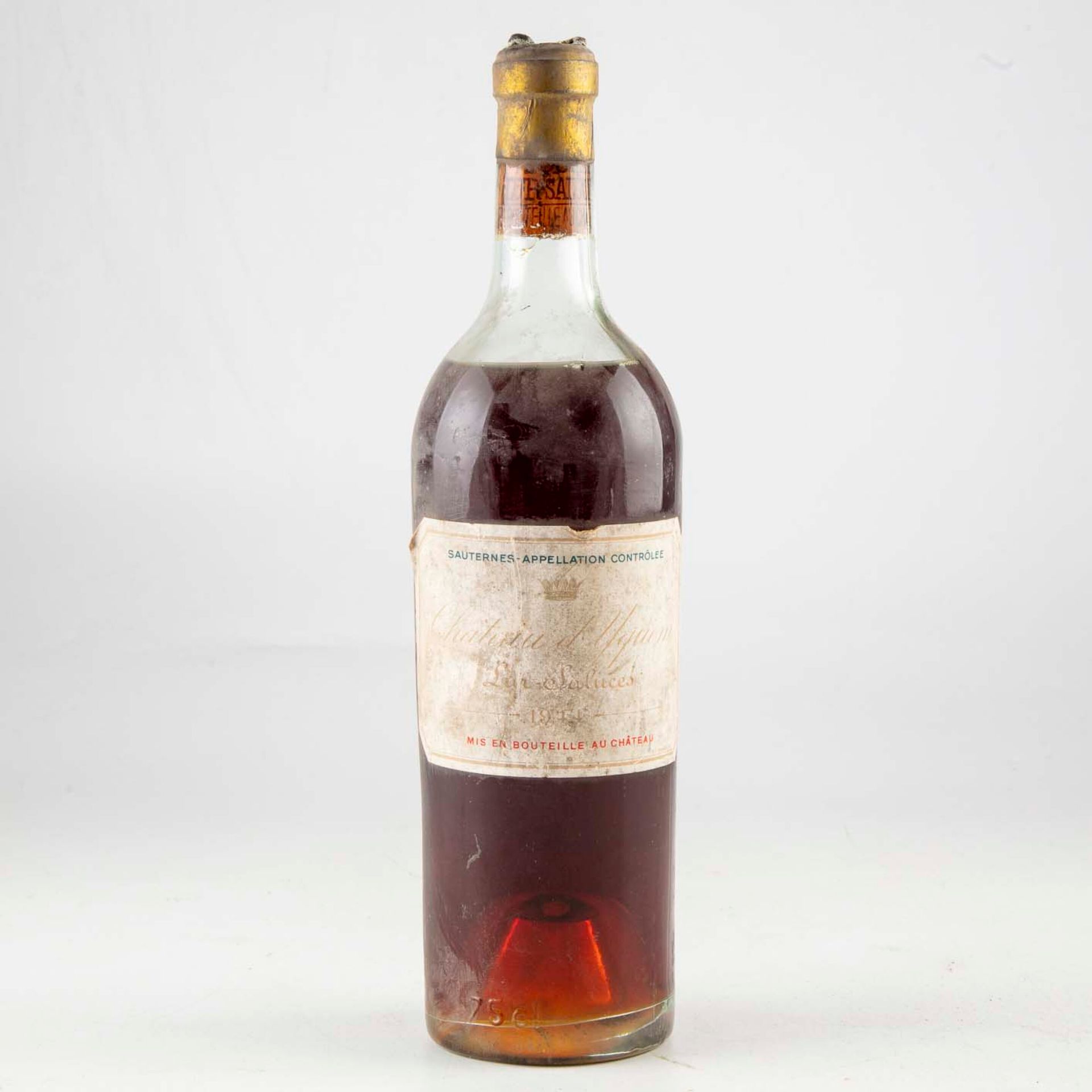 Null 1 bouteille CHÂTEAU D'YQUEM 1944 1er cru supérieur Sauternes

Niveau mi-épa&hellip;