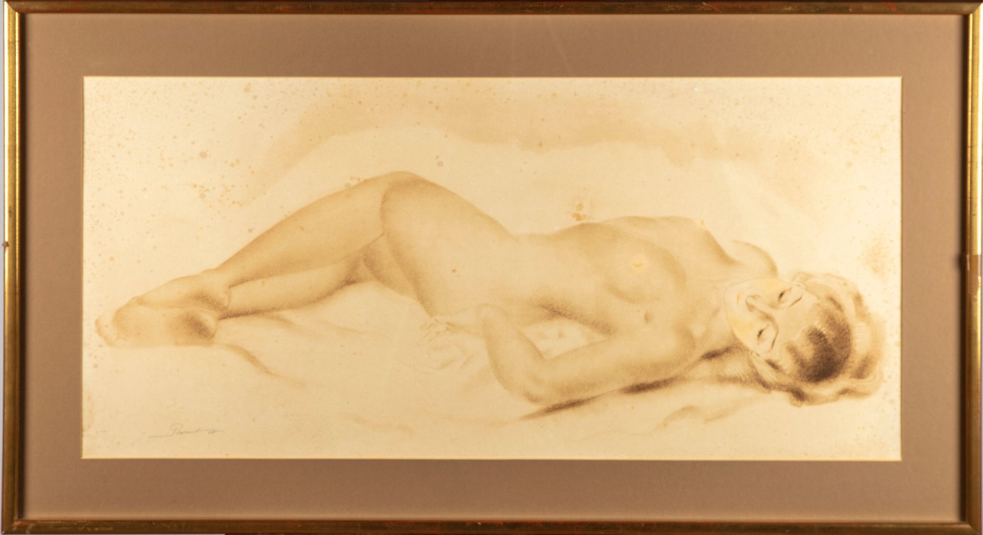 PONSART Ch. PONSART (XXe)

Nue féminin

Lithographie, signée en bas à gauche

40&hellip;