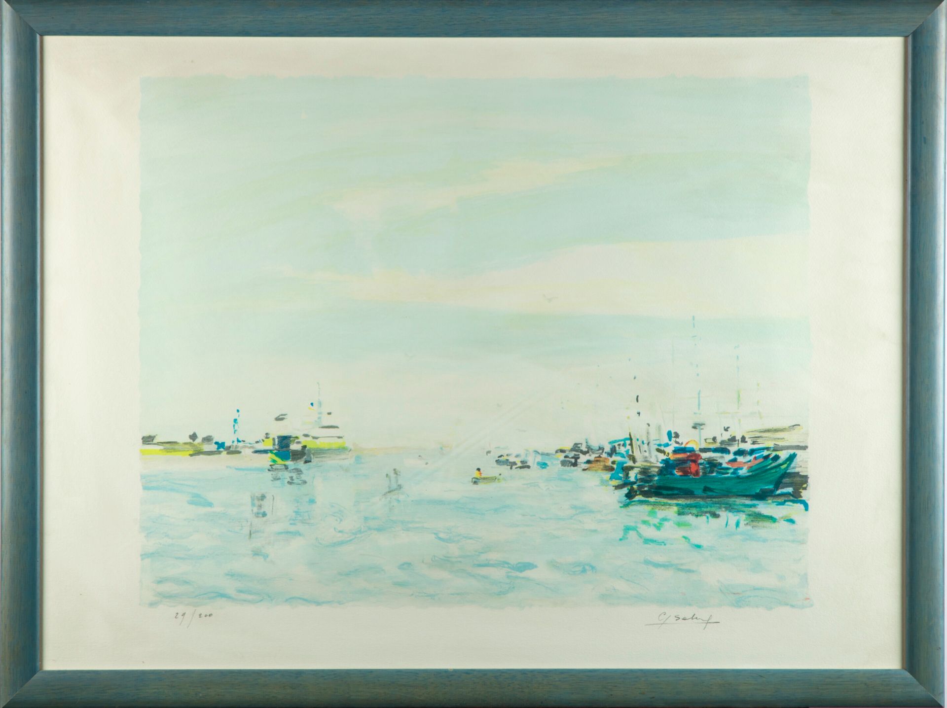 SEBIRE Gaston SEBIRE (1920-2001)

Le port 

Lithographie, Signée en bas à droite&hellip;