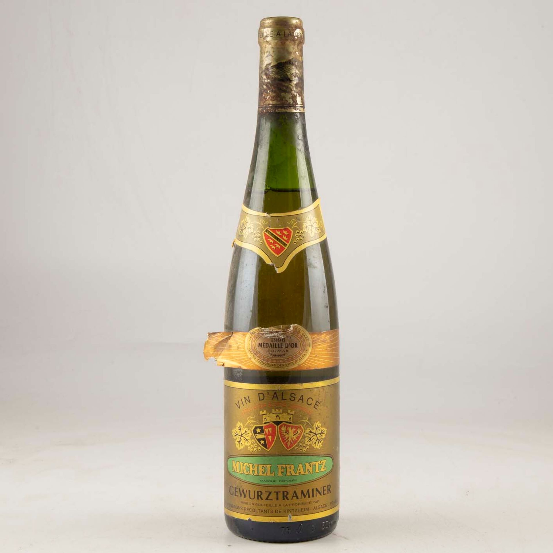 Null 1 bouteille ALSACE 1996 Gewurztraminer Michel Frantz

Niveau mi-épaule à ba&hellip;