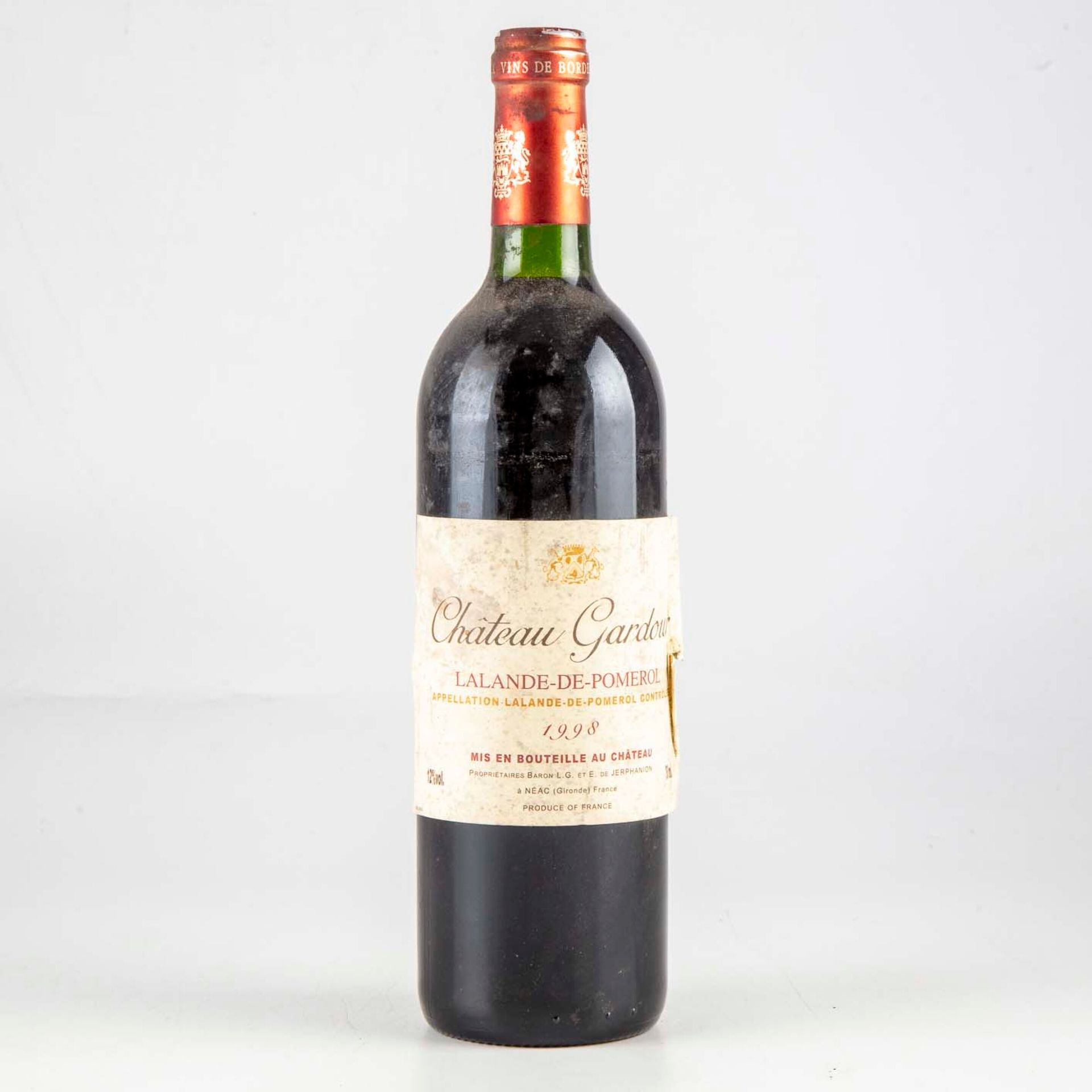 Null 1 bouteille CHATEAU GARDOUR 1998 Lalande de Pomerol
