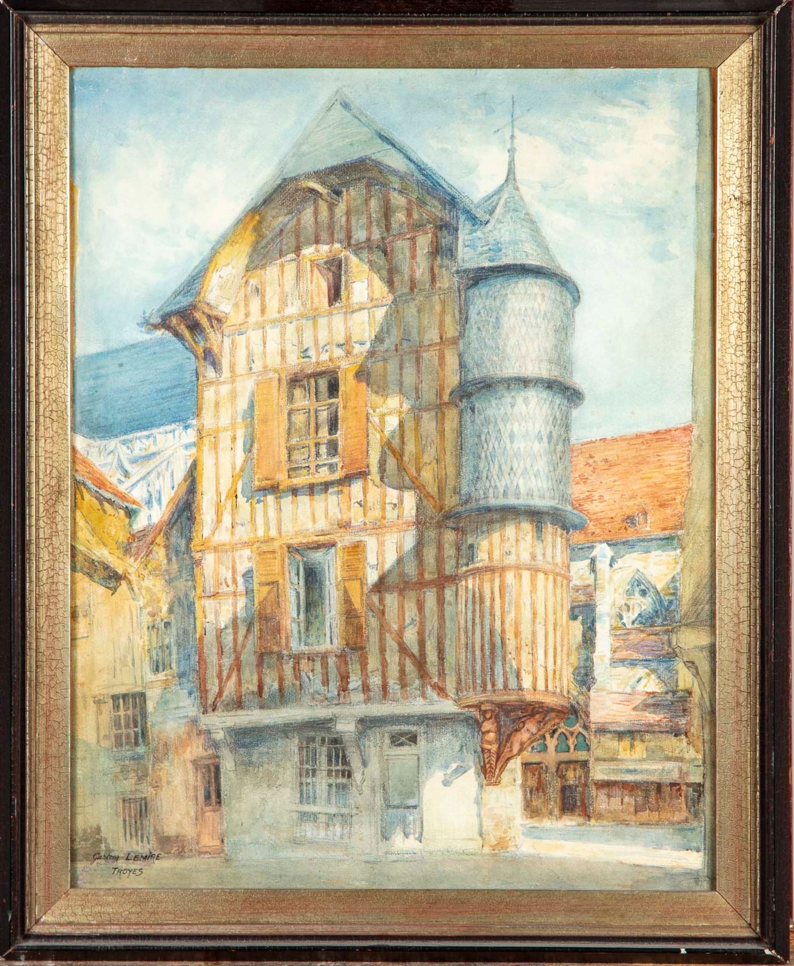 LEMIRE Gaston LEMIRE (XXe)

Maisons de Troyes

Aquarelle réhaussée de pastels, s&hellip;