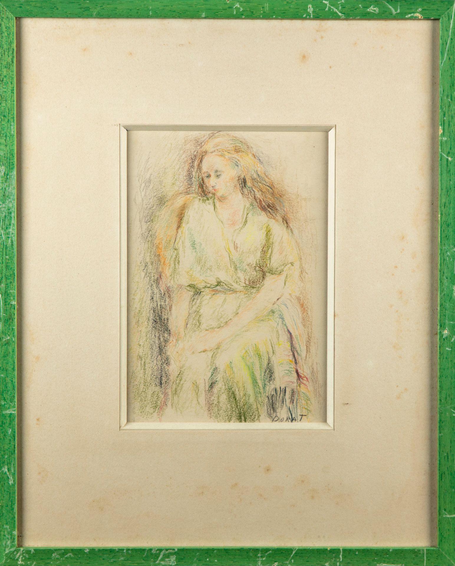 DORAT-IBELS Charlotte DORAT-IBELS (1904 -?)

Portrait de femme à la robe verte

&hellip;