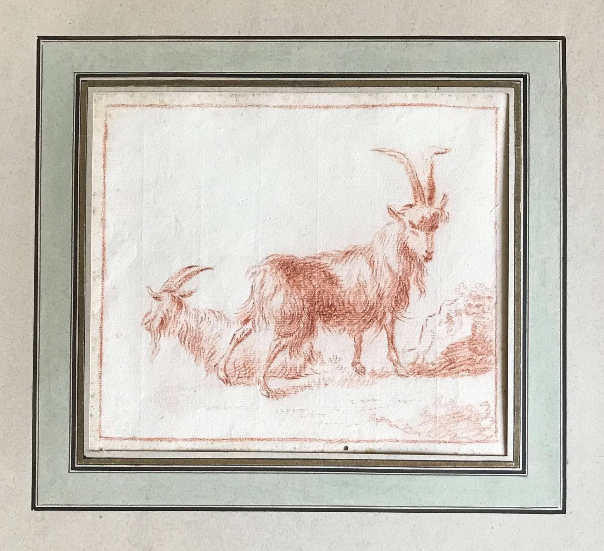 Null 法国学校 19世纪François BOUCHER的追随者

对山羊的研究

三毛画（片状

15 x 18厘米

如是