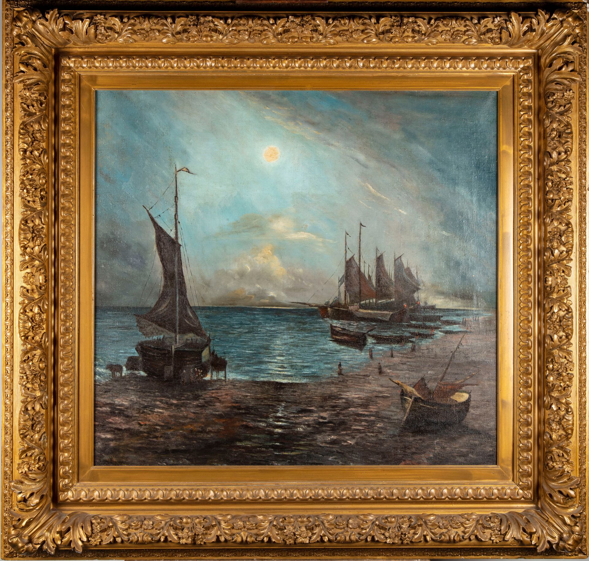 Null FRENCH SCHOOL late 19th - early 20th century

Marine in the moonlight

Oil &hellip;