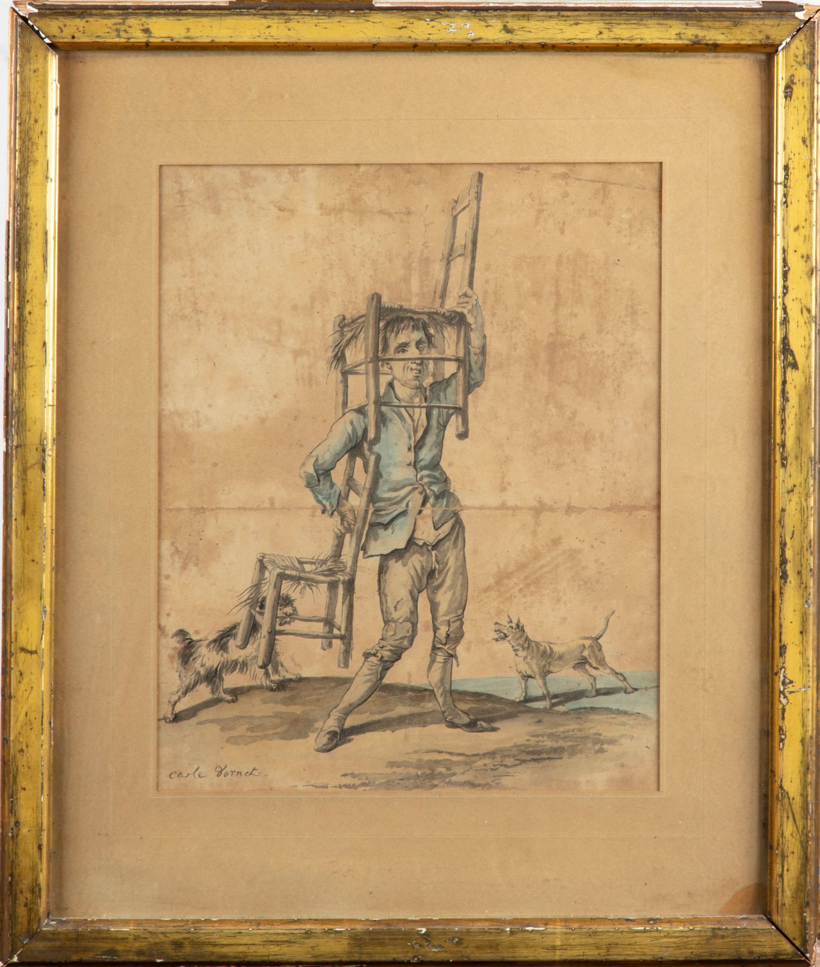 VERNET Carle VERNET (1758-1836)

Il ladro inseguito dai cani

Litografia firmata&hellip;