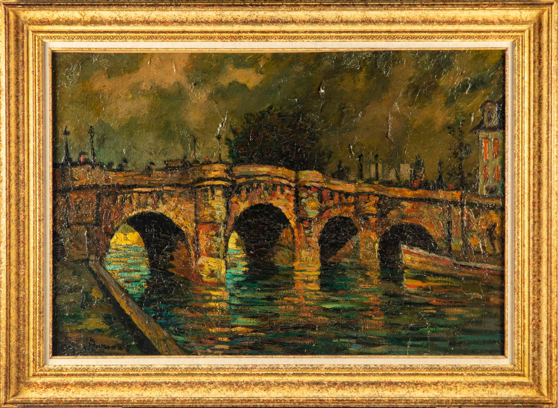 DUMONT Pierre DUMONT (1884-1936)

Le pont neuf

Huile sur toile signée en bas à &hellip;