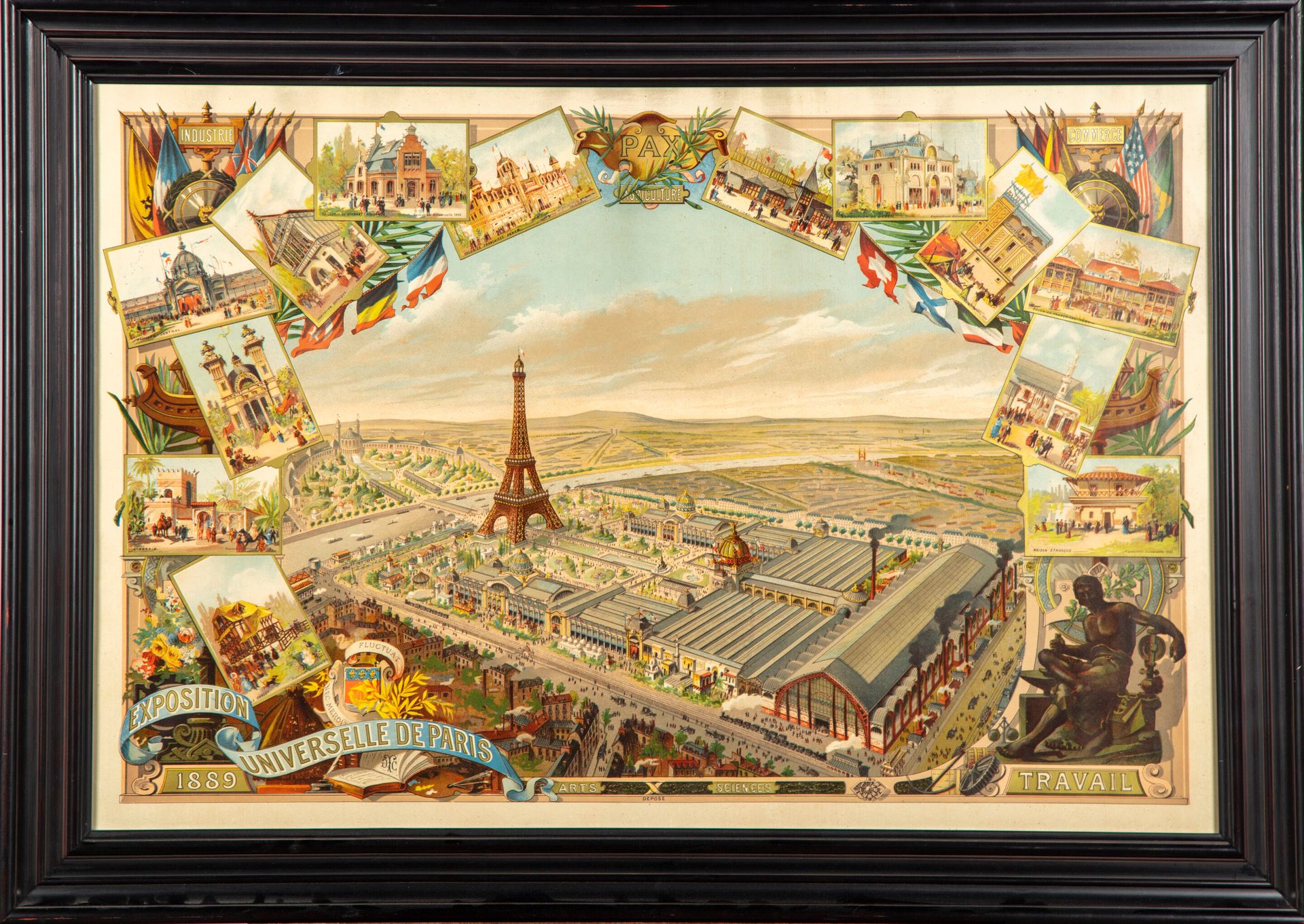 Null Vue panoramique de l'Exposition Universelle de Paris 1889 - PAX- Arts - Sci&hellip;