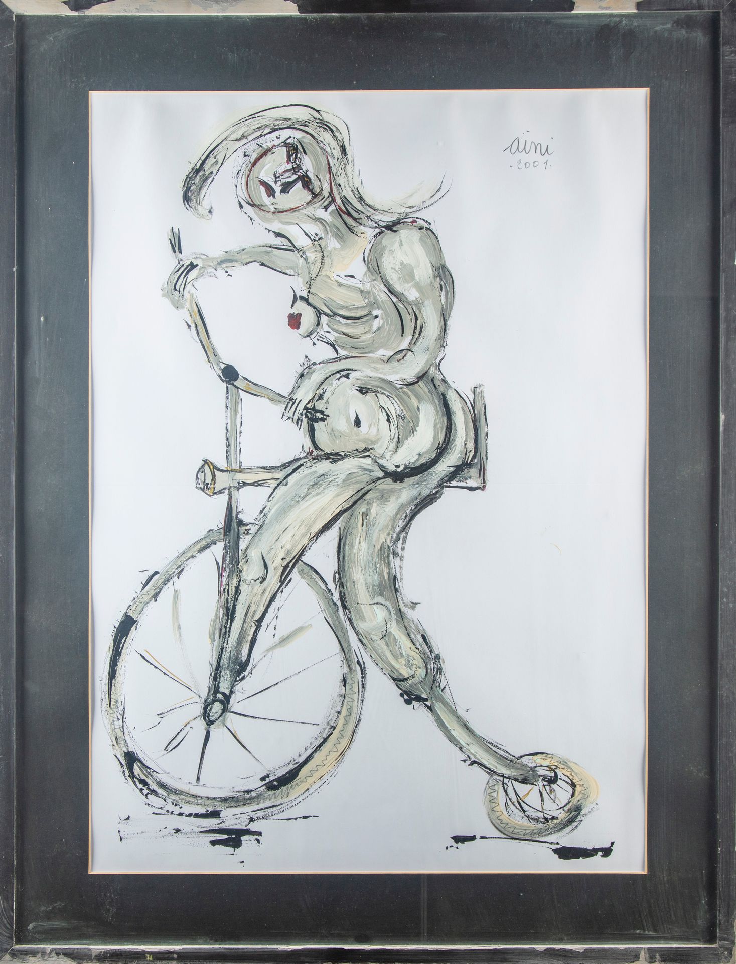 AINI Philippe AINI (1952)

La femme à bicyclette

Huile sur papier signée en hau&hellip;