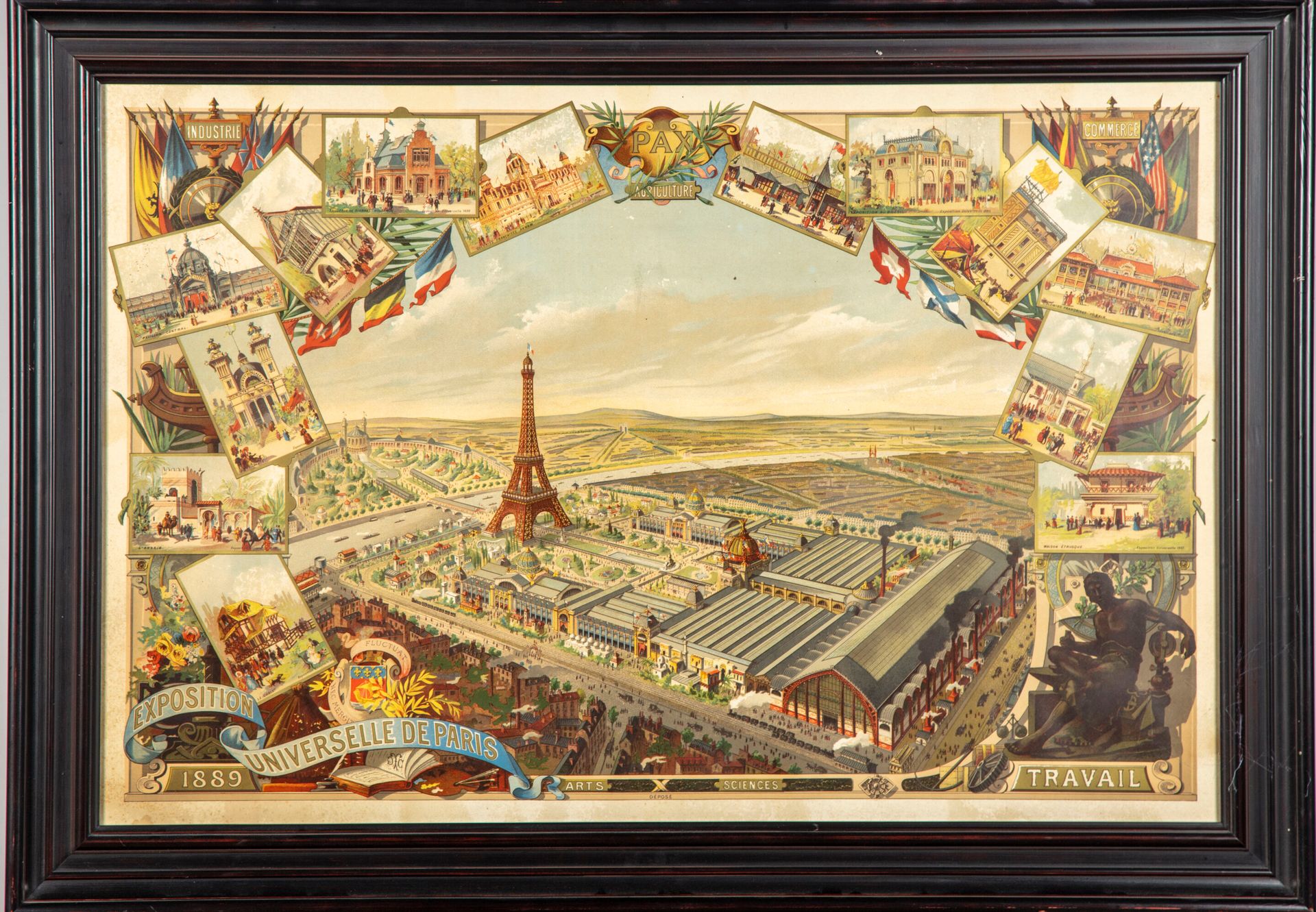 Null Vue panoramique de l'Exposition Universelle de Paris 1889 - PAX- Arts - Sci&hellip;