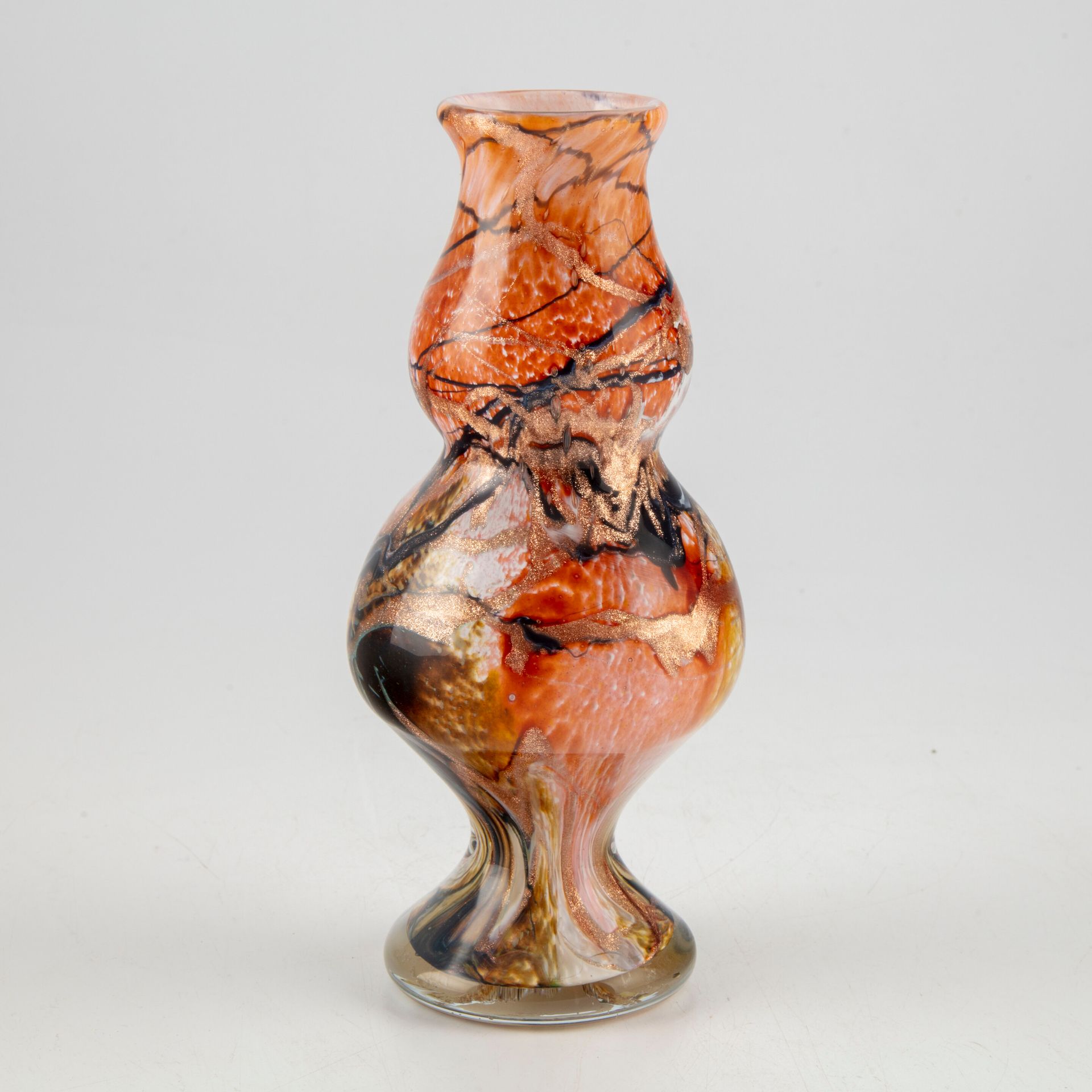 LUZORO Michèle LUZARO (née en 1949)

Bougeoir "corail " en verre marmorréen rose&hellip;