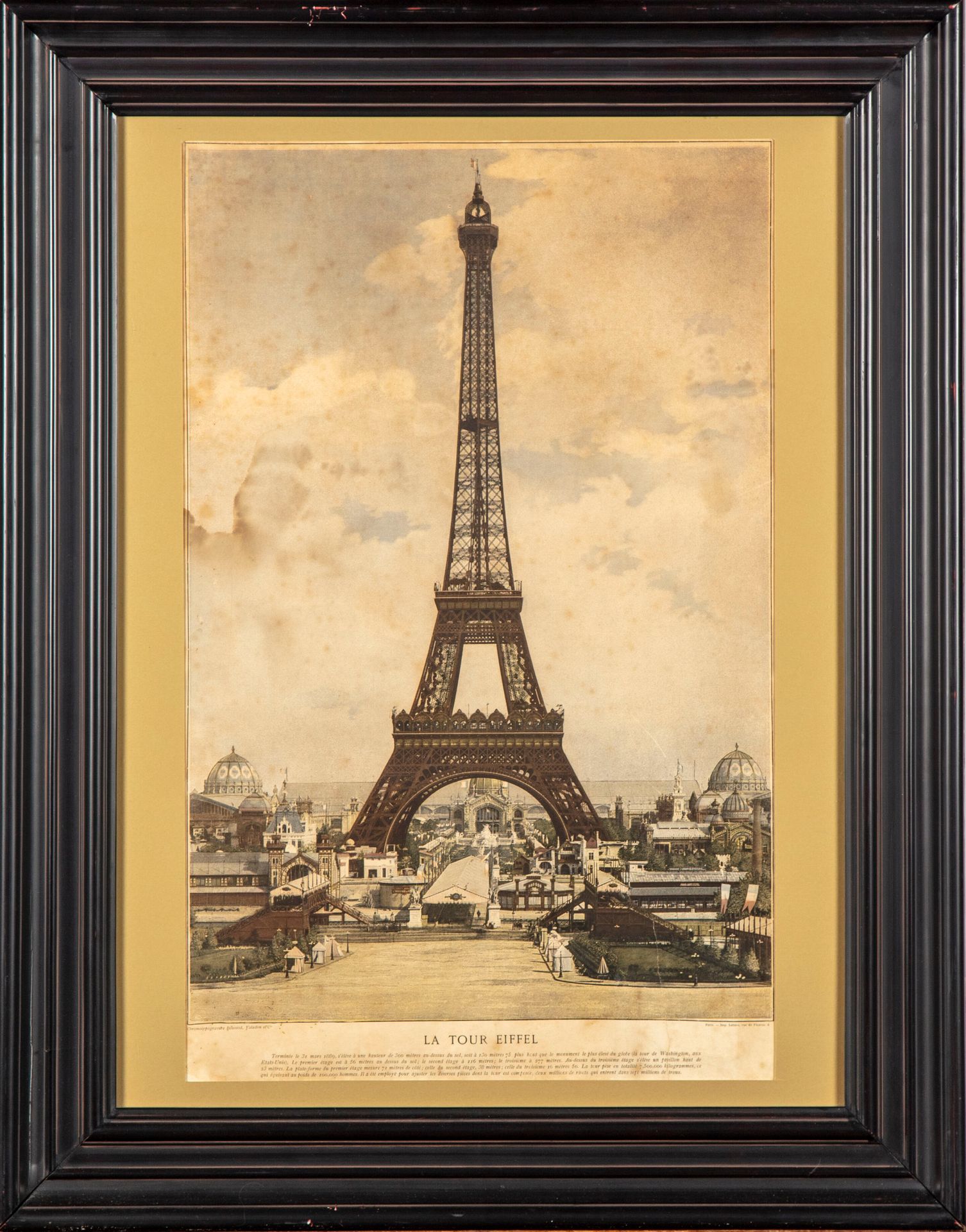 Null La Tour Eiffel

Chromolypogravure, Boussod Valadon et Cie, imp. Lahure 9 ru&hellip;