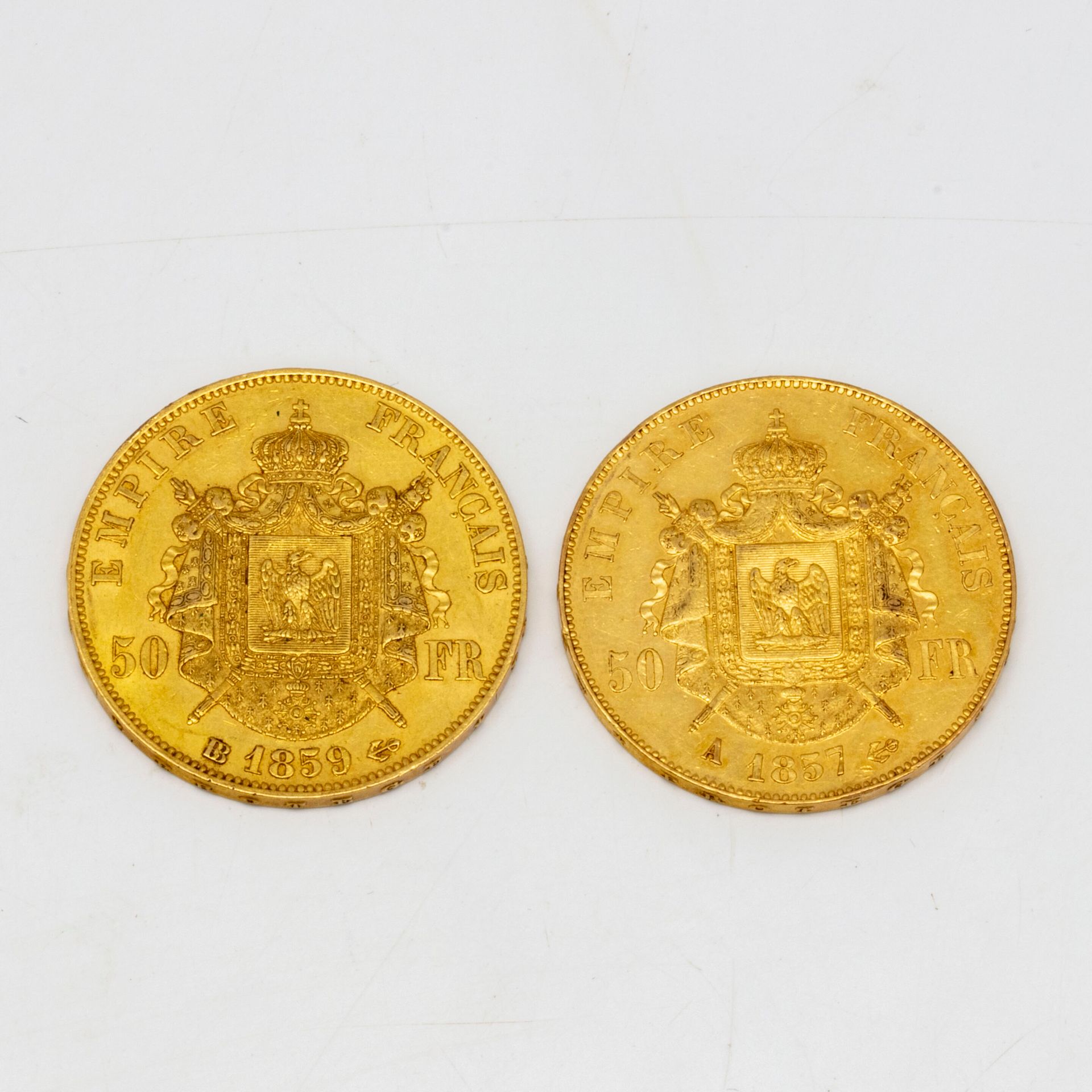Null 2 x 50 francs or Napoléon III