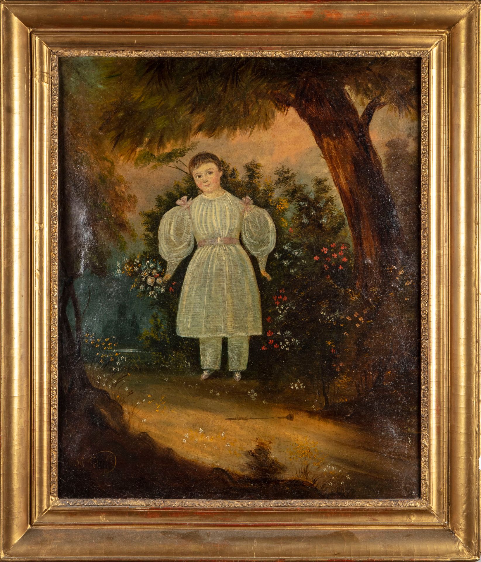 Null Ecole du XIXème siècle

Jeune fille aux fleurs

Huile sur toile signée et d&hellip;