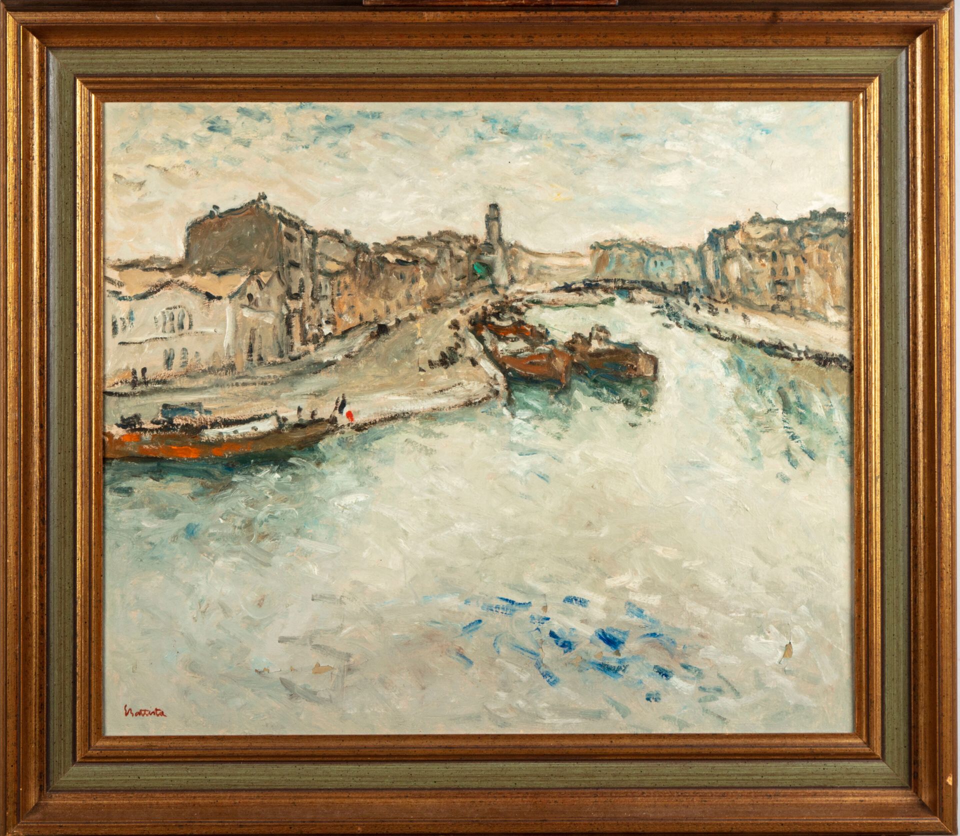 BATTISTA Eric BATTISTA (1933)

Le Grand canal à Sète

Huile sur toile, signée en&hellip;