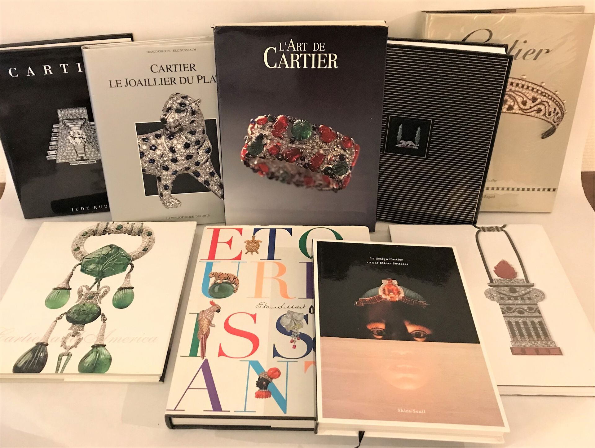 Null Ensemble de 10 ouvrages sur les bijoux CARTIER

The Art of Cartier - exposi&hellip;
